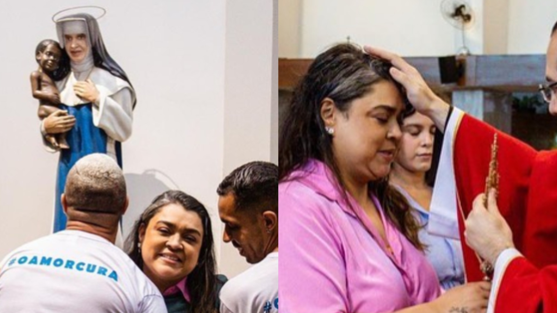 Tratando câncer, Preta Gil visita santuário em Salvador: ”A cura já é minha”