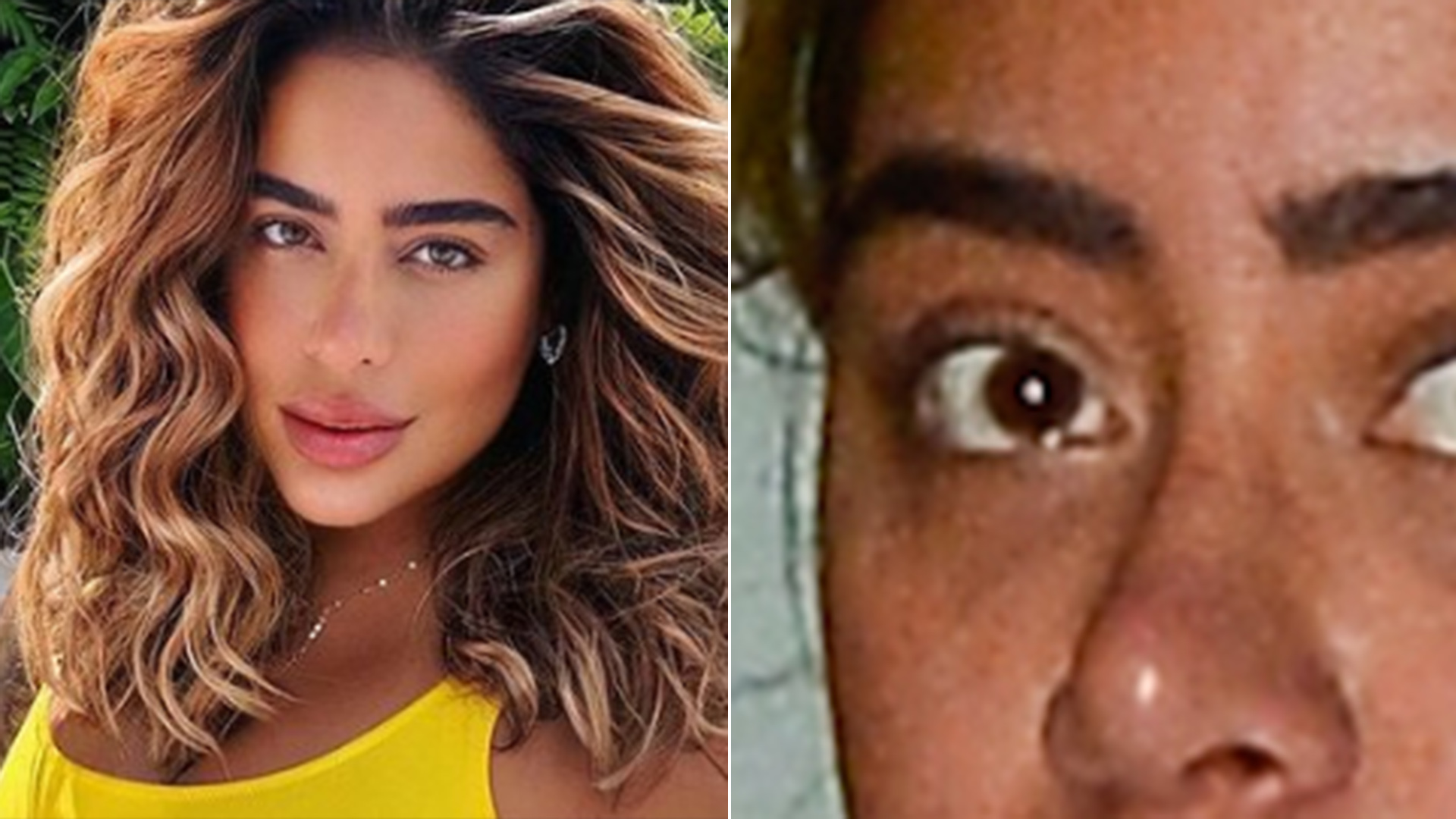 Irmã de Neymar Jr, Rafaella Santos é vista sem maquiagem no aeroporto