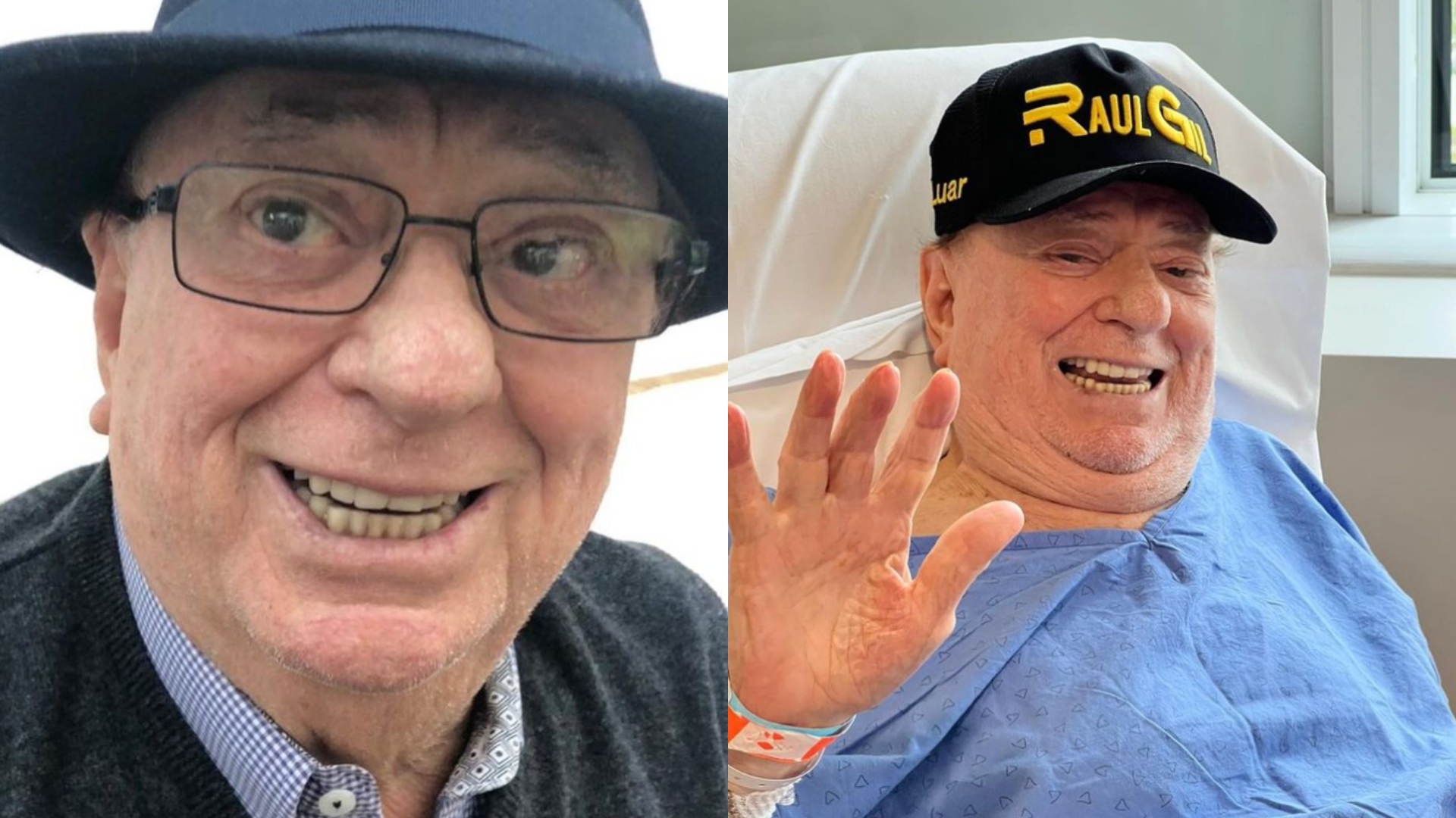 Raul Gil recebe alta do hospital após cirurgia de risco aos 85 anos: ‘Gratidão’
