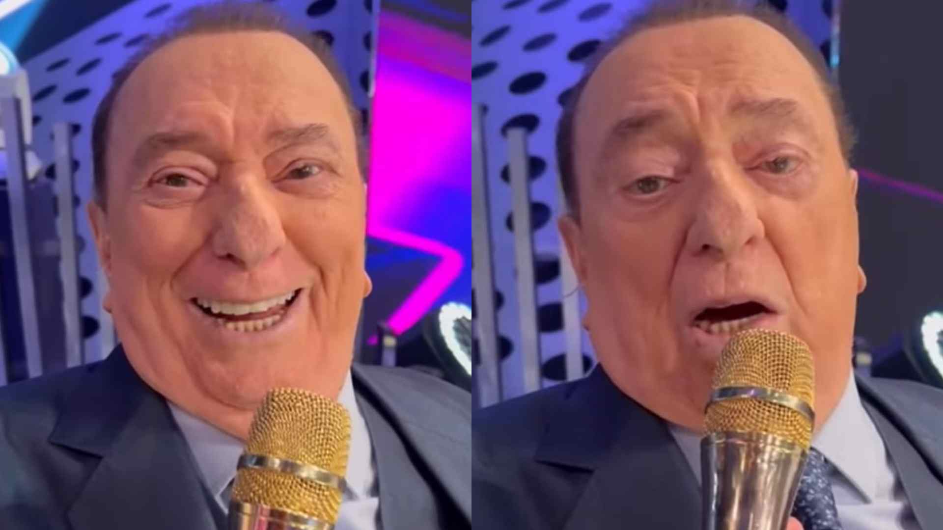 Após cirurgia, Raul Gil comemora volta ao trabalho: “Estamos de volta”