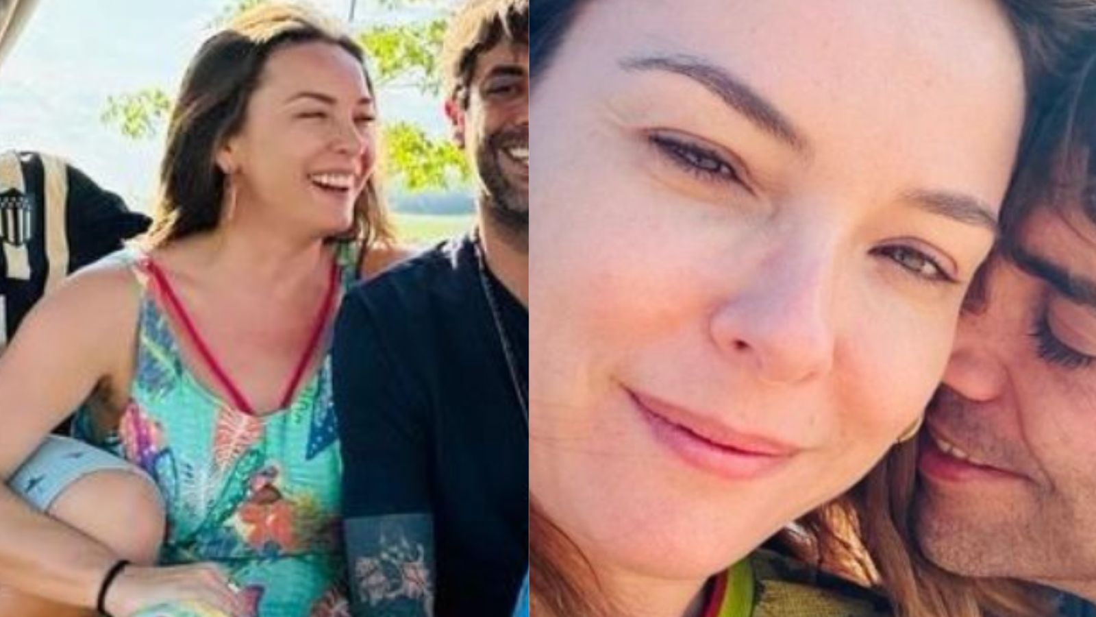 Regiane Alves posta fotos raras com o namorado e se declara: “Meu rei”