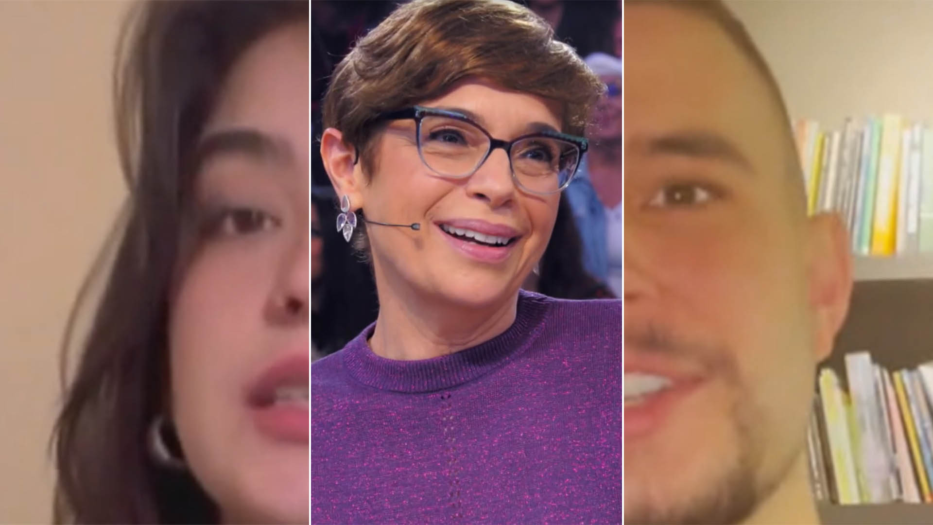 Filhos de Renata Lo Prete surgem na TV em rara aparição e surpreendem a mãe