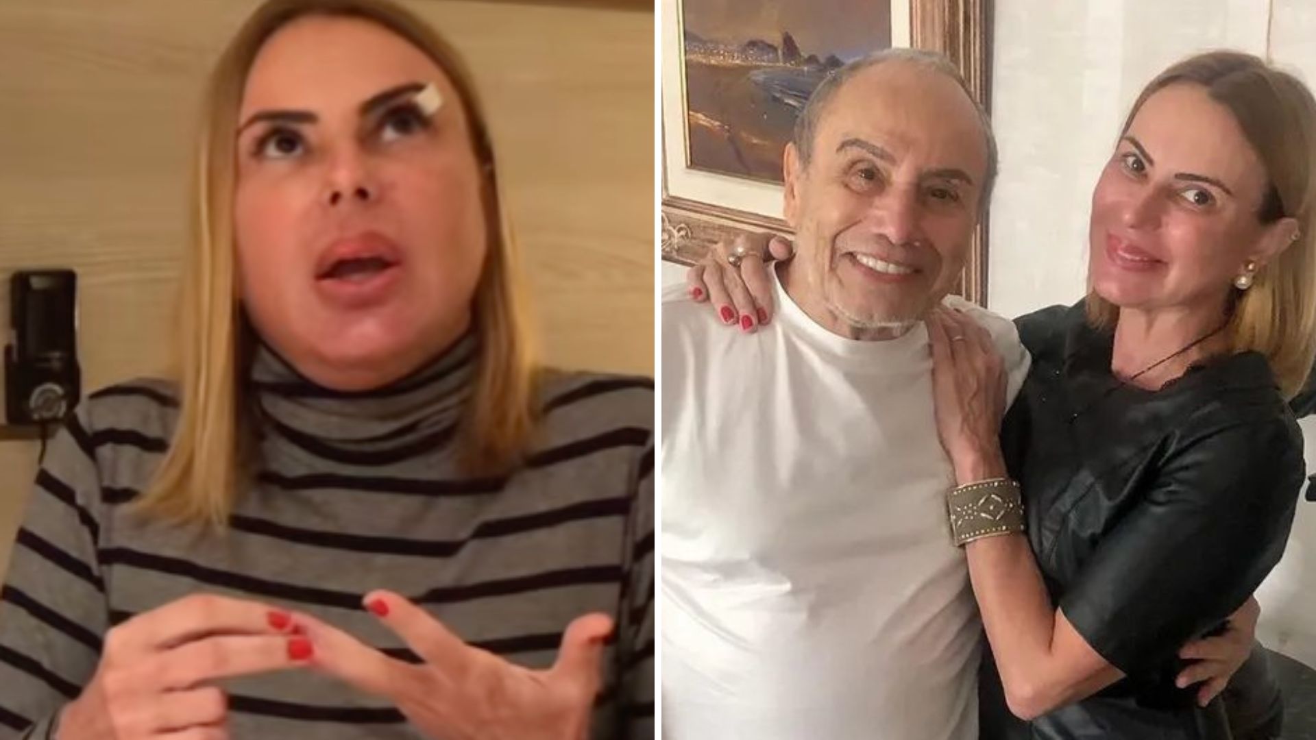 Abalada, esposa de Stênio Garcia explica reação explosiva ao vivo: “Eu fui agredida”