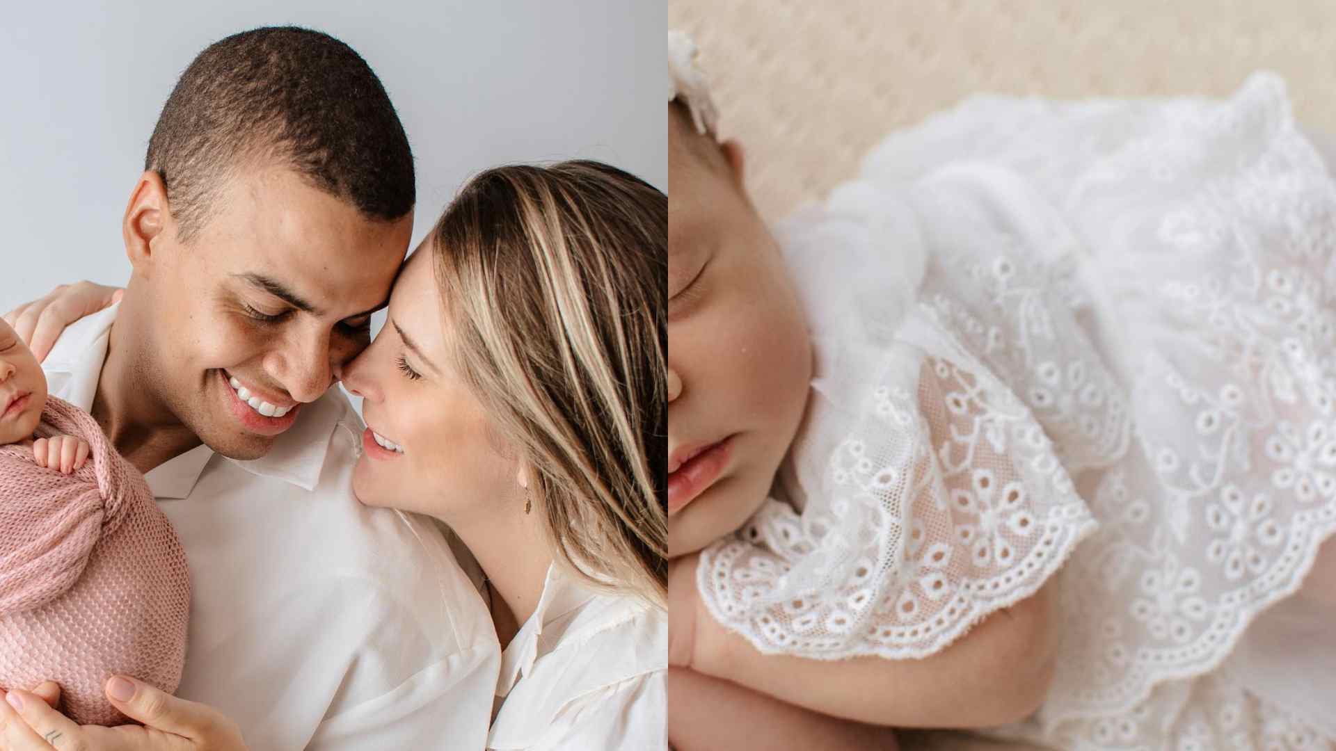 Thiago Oliveira encanta ao mostrar ensaio newborn da filha: “Amor inexplicável”