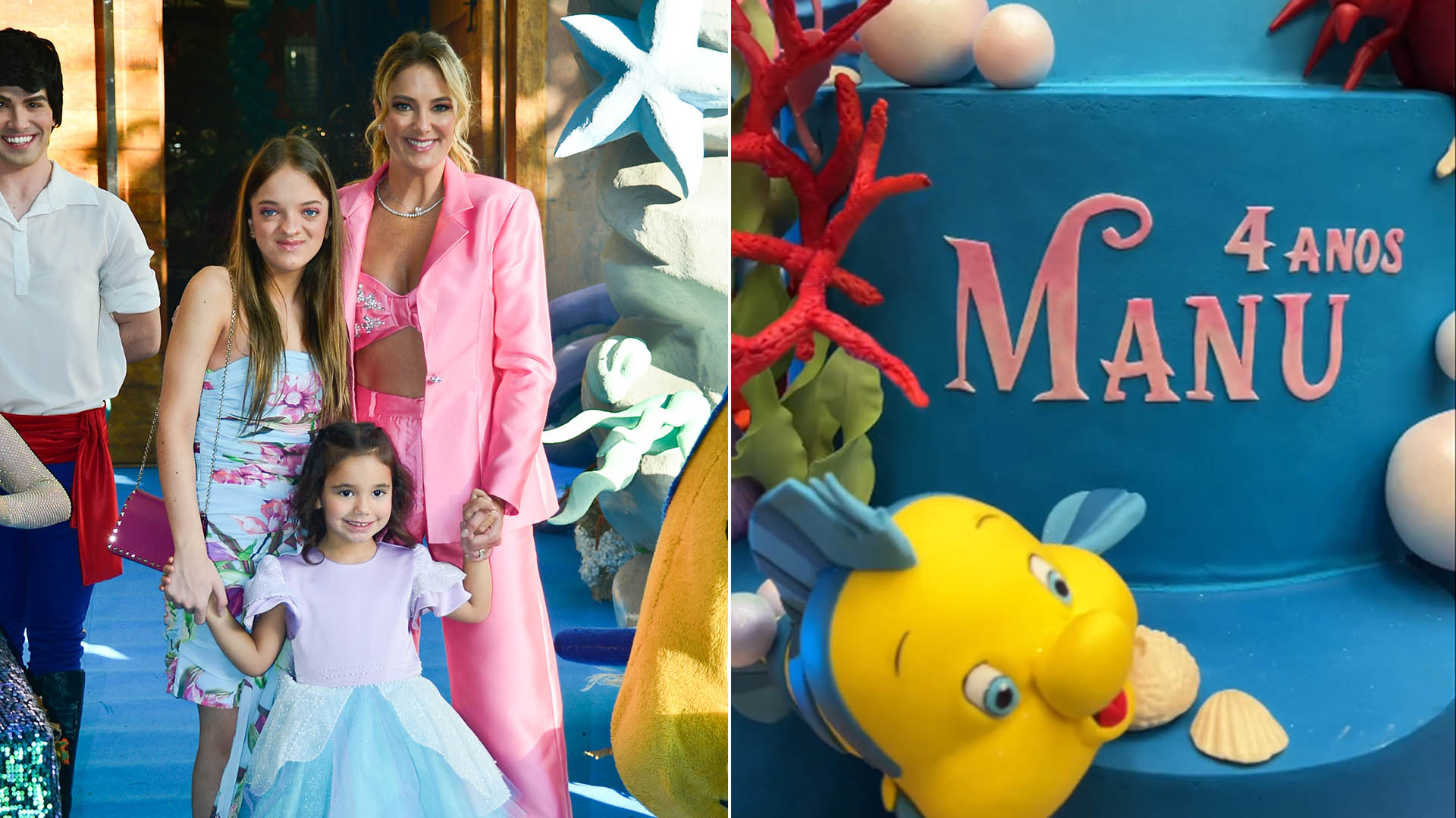 Ticiane Pinheiro exibe decoração luxuosa da festa da filha caçula, Manuella