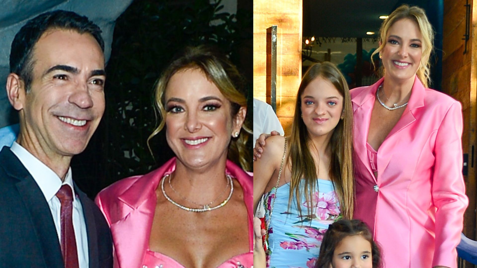 Ticiane Pinheiro e Cesar Tralli celebram 4 anos da filha com festa luxuosa