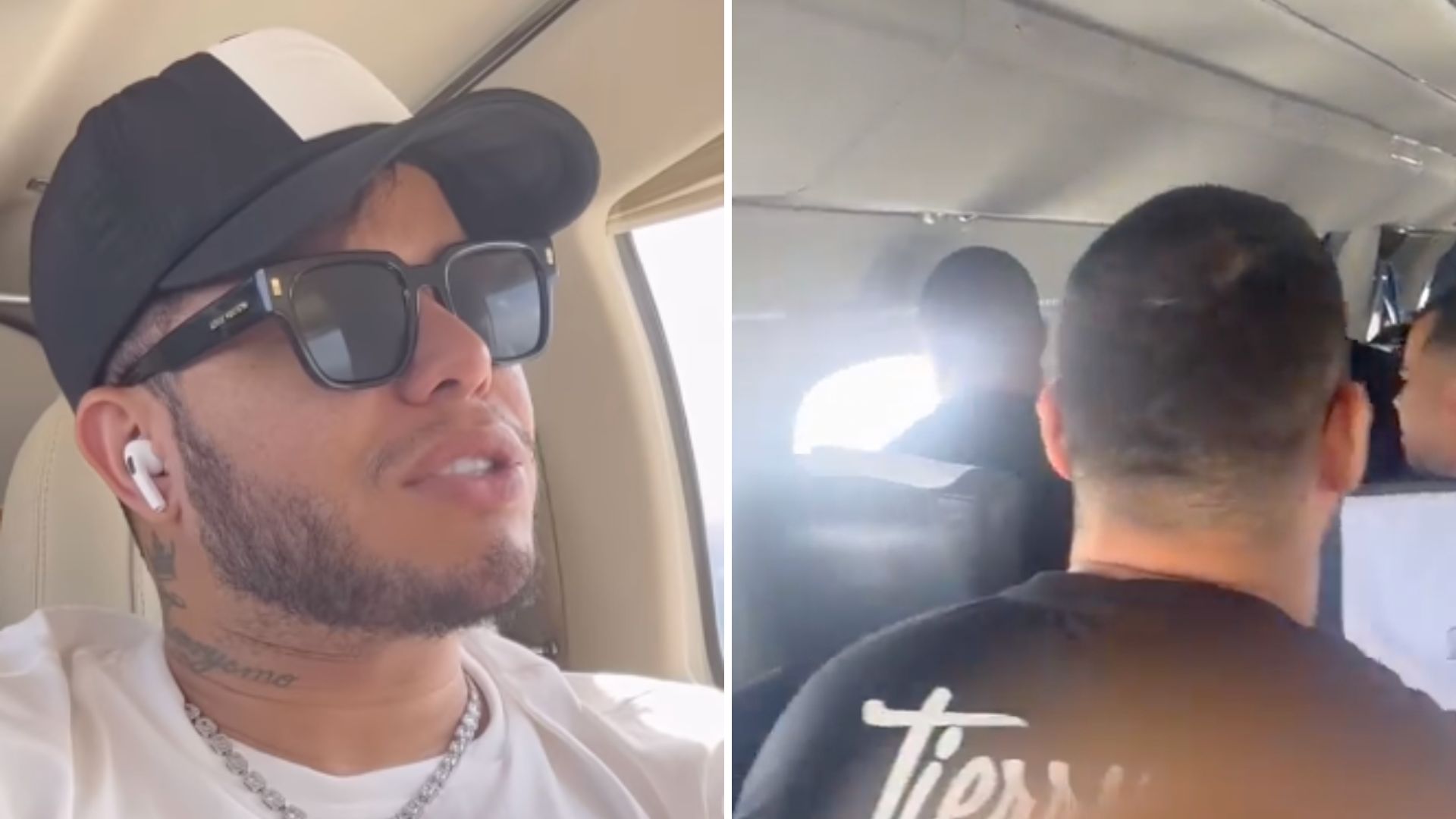 Imagens fortes: porta de avião com equipe de Tierry abre durante voo e assusta fãs