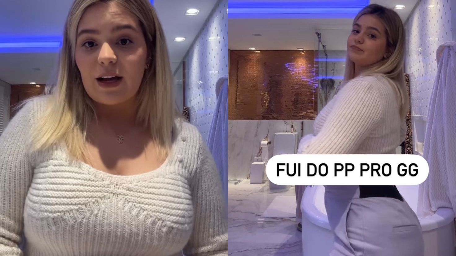 Viih Tube fala sobre ganho de peso após a gestação: ‘Do PP ao GG’