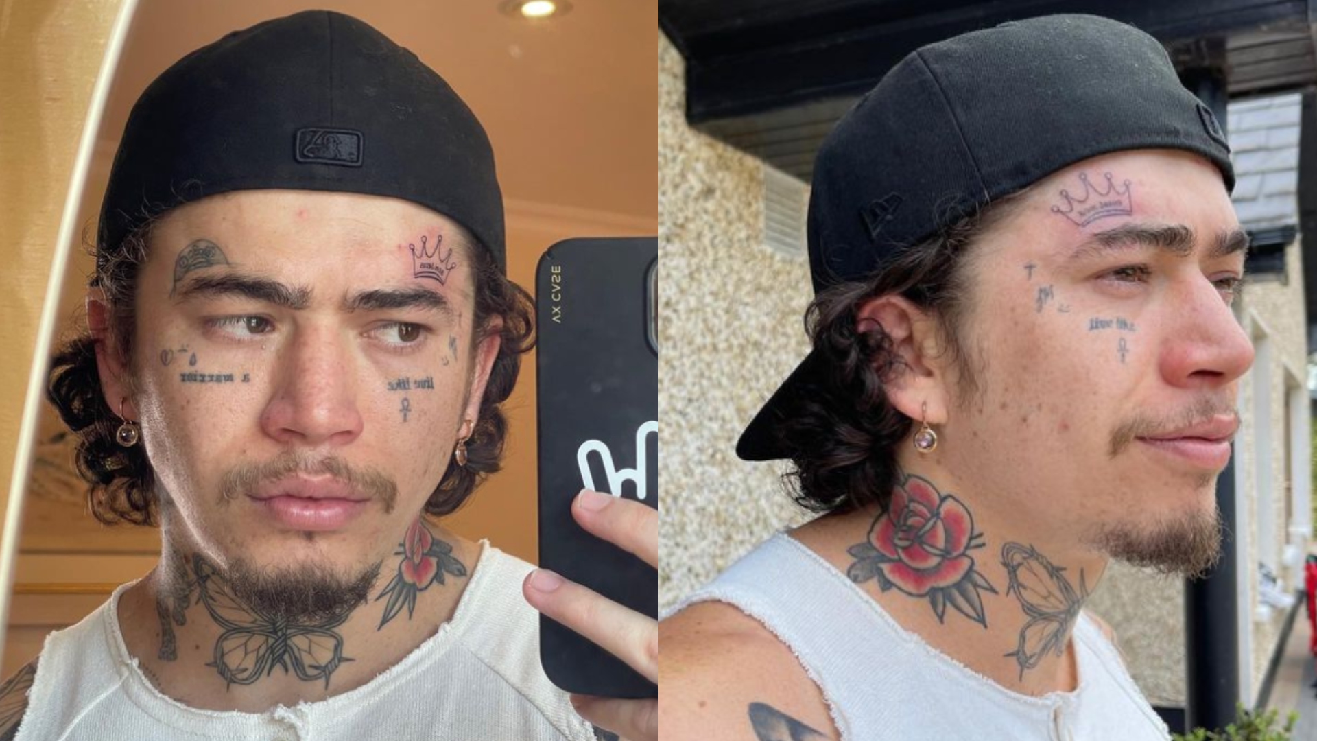 Whindersson revela sentir reprovação de irlandeses por tatuagens no rosto