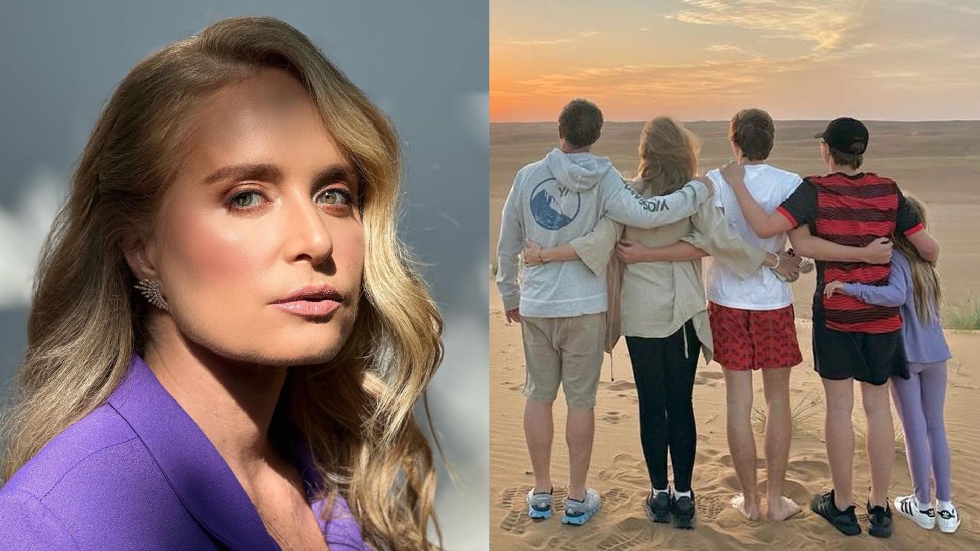 Angélica abre álbum de fotos e comemora Dia da Família: ”Meu porto seguro”