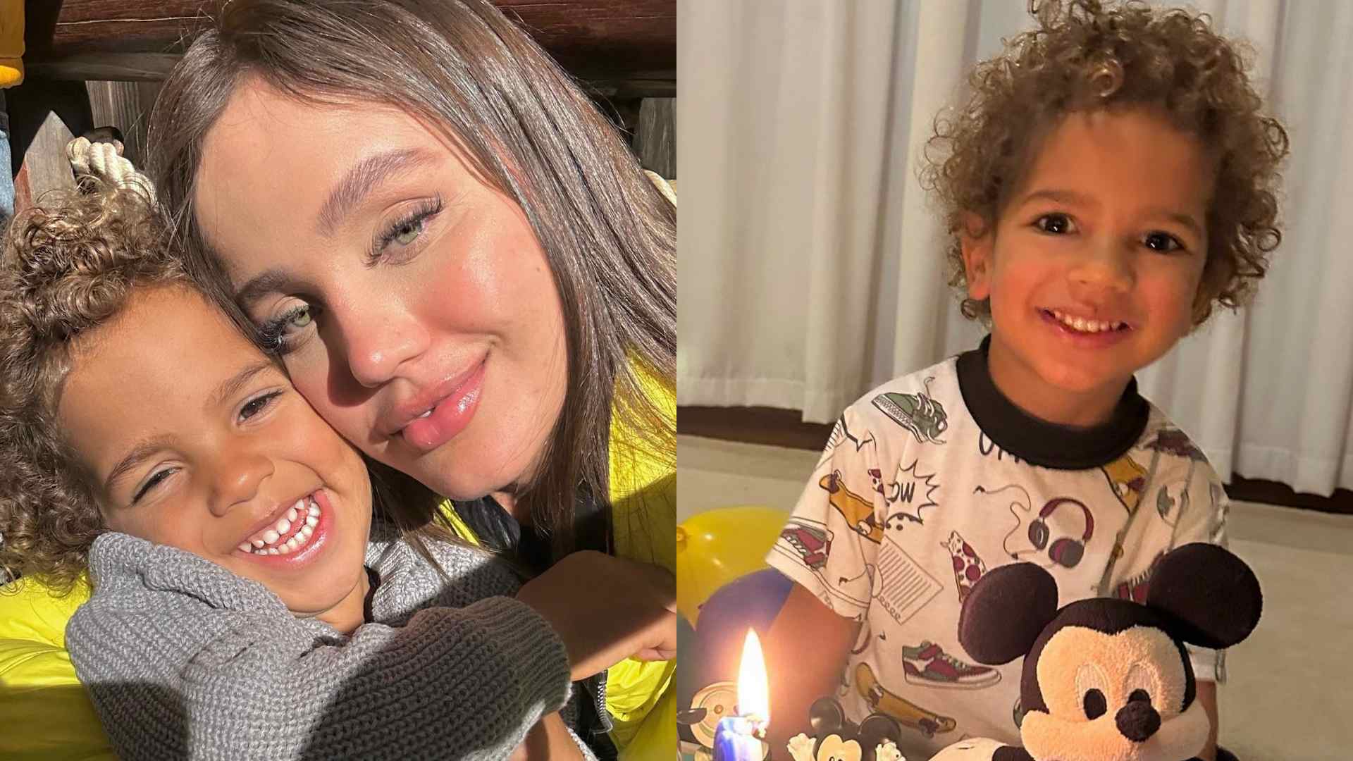 Com bolo simples, Biah Rodrigues celebra aniversário de 3 anos do filho: “Dia do meu milagre”
