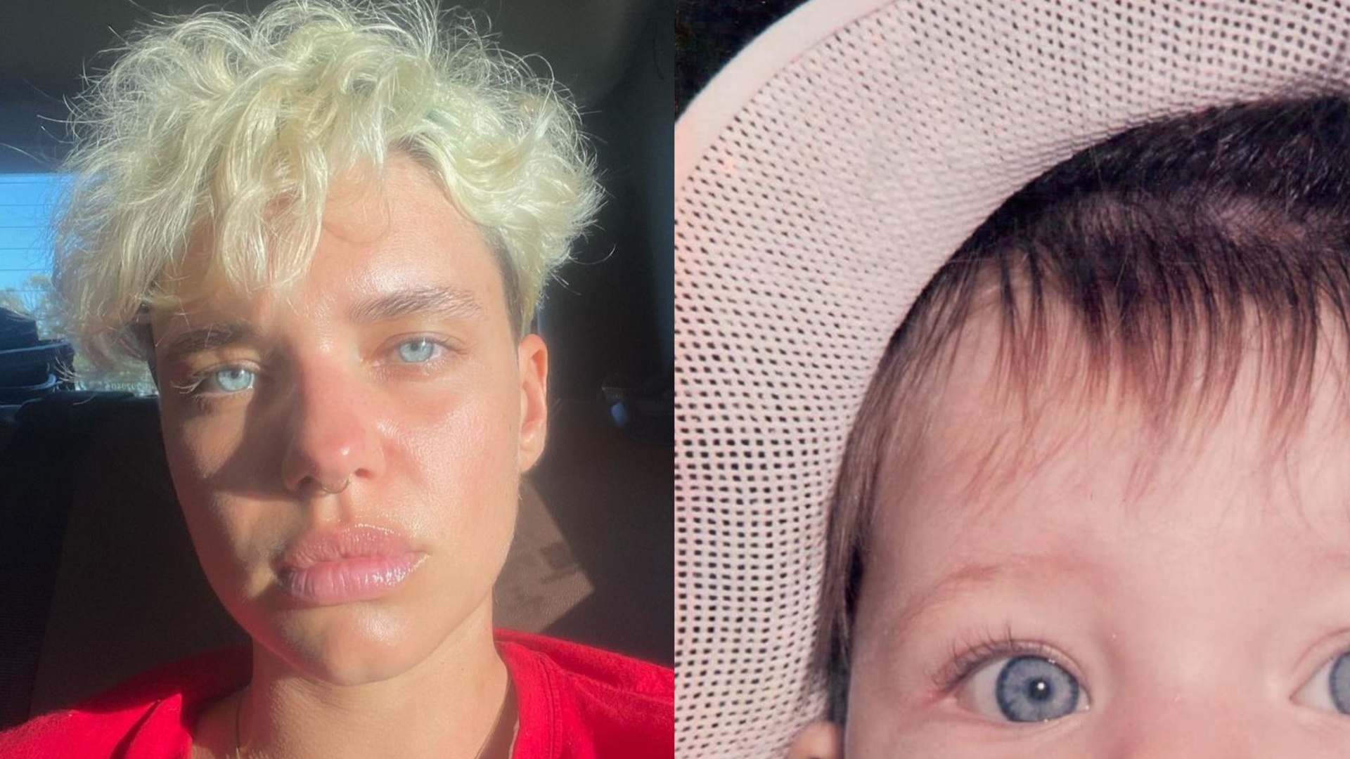Bruna Linzmeyer relembra foto bebê e brinca: ”Uma mesma boca gigante”