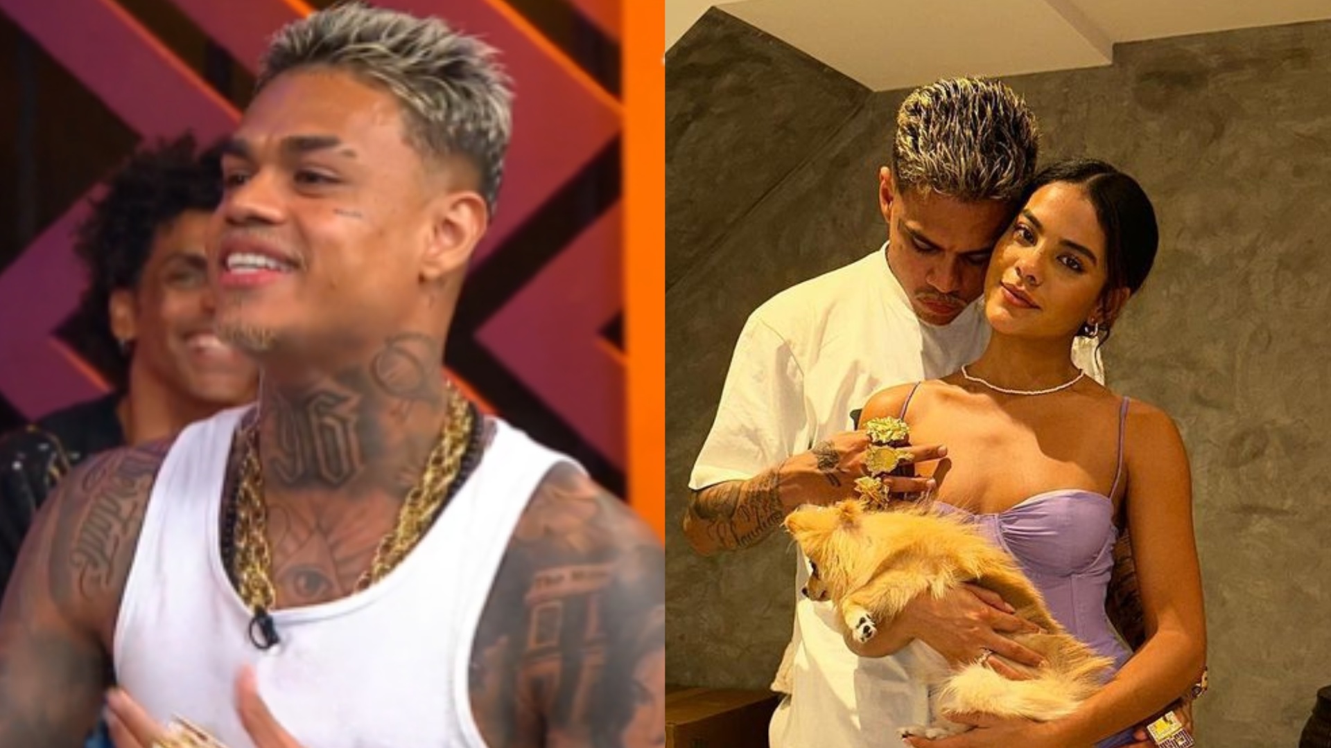 MC Cabelinho conta sobre paixão arrebatadora por Bella Campos