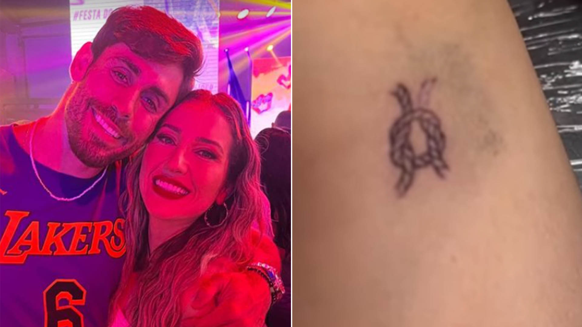 Ex-BBB Amanda explica decisão de fazer tatuagem com Cara de Sapato