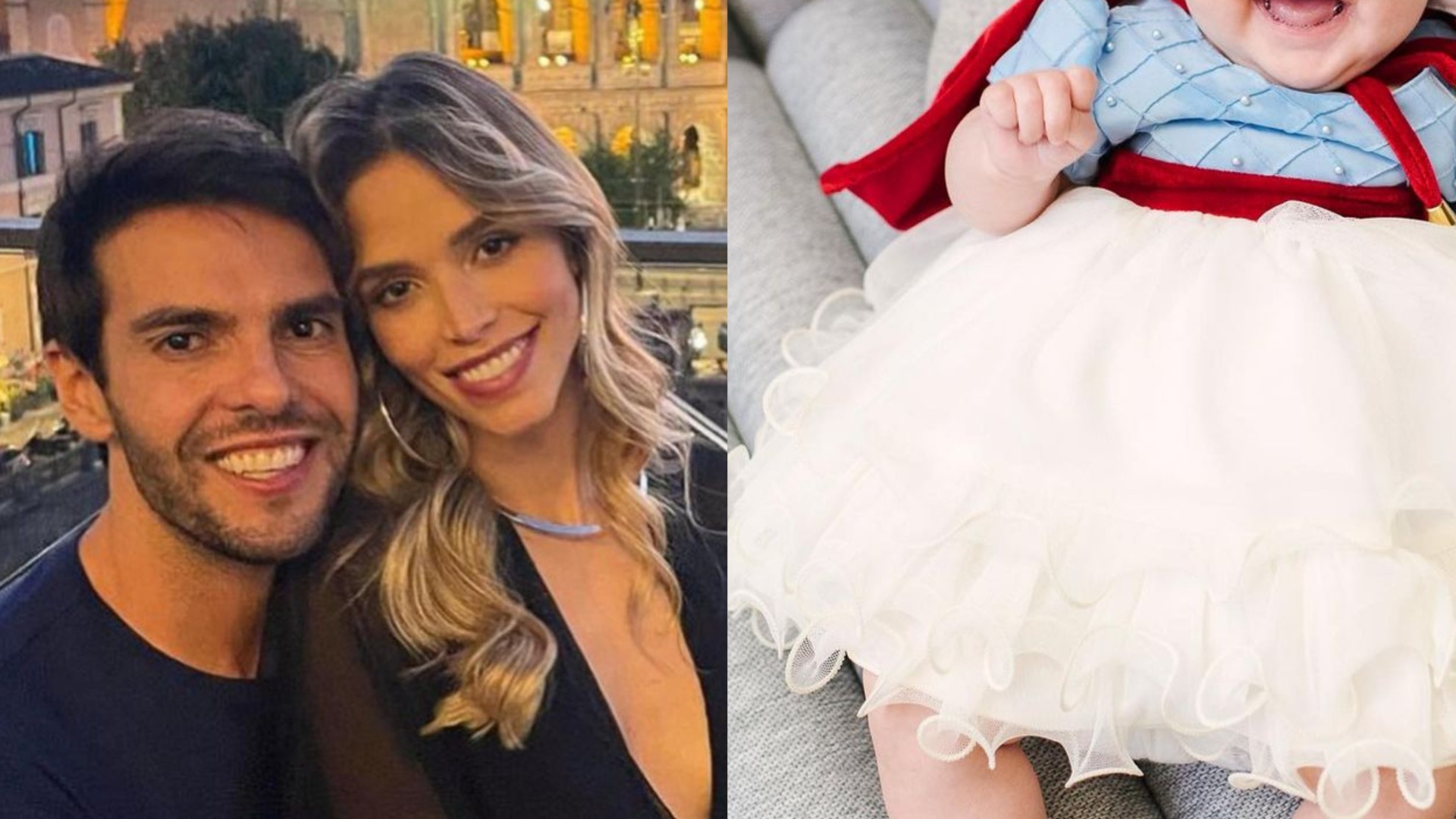 Carol Dias encanta ao postar fotos nos 3 meses da caçula com Kaká: ”Coração explodiu”