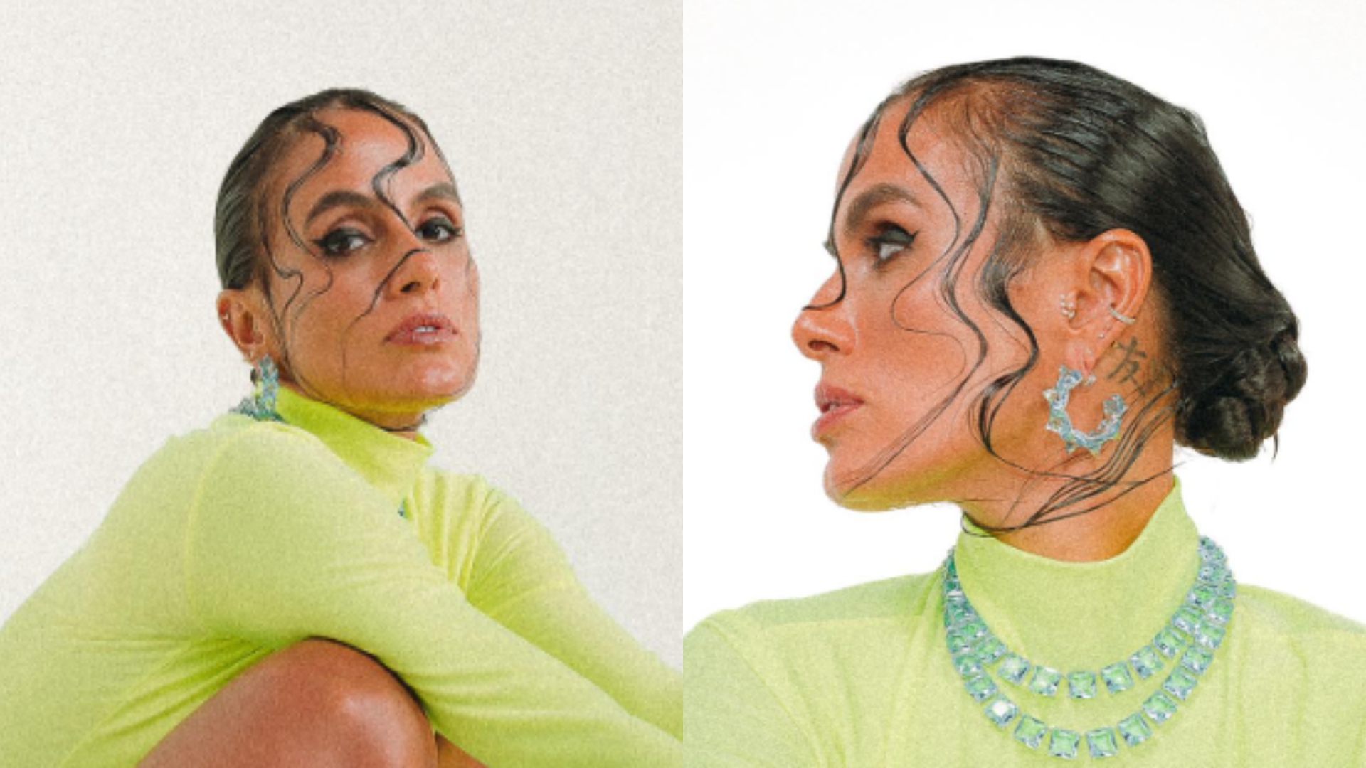 Carol Peixinho exalta beleza escultural em cliques com body cavado: ‘Gata’