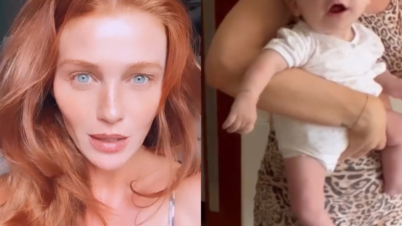 Cintia Dicker se emociona ao reencontrar Aurora após uma semana longe: “Chorei”