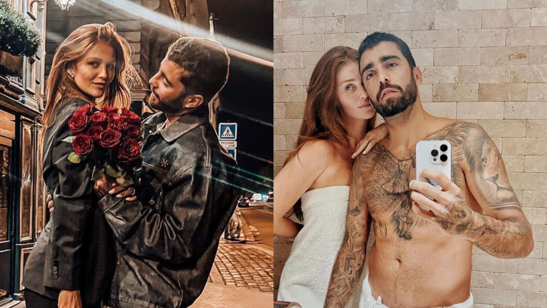 Cíntia Dicker e Pedro Scooby protagonizam momento romântico em Paris