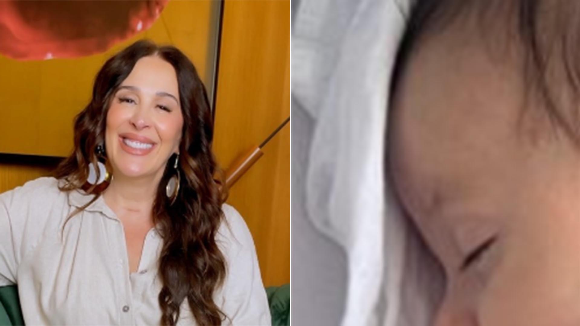 Claudia Raia exibe foto inédita do filho caçula, Luca
