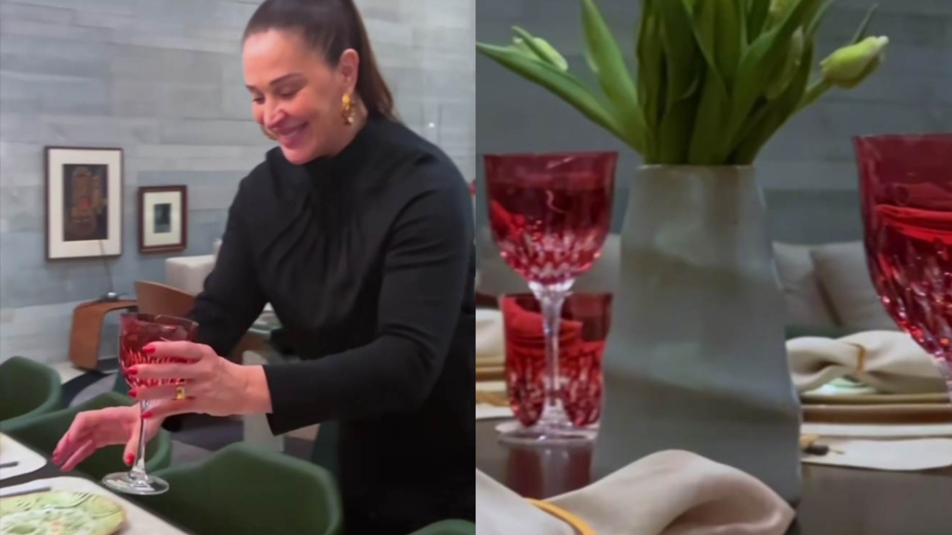 Claudia Raia sofre críticas ao mostrar almoço luxuoso da família: ”Hipócritas”