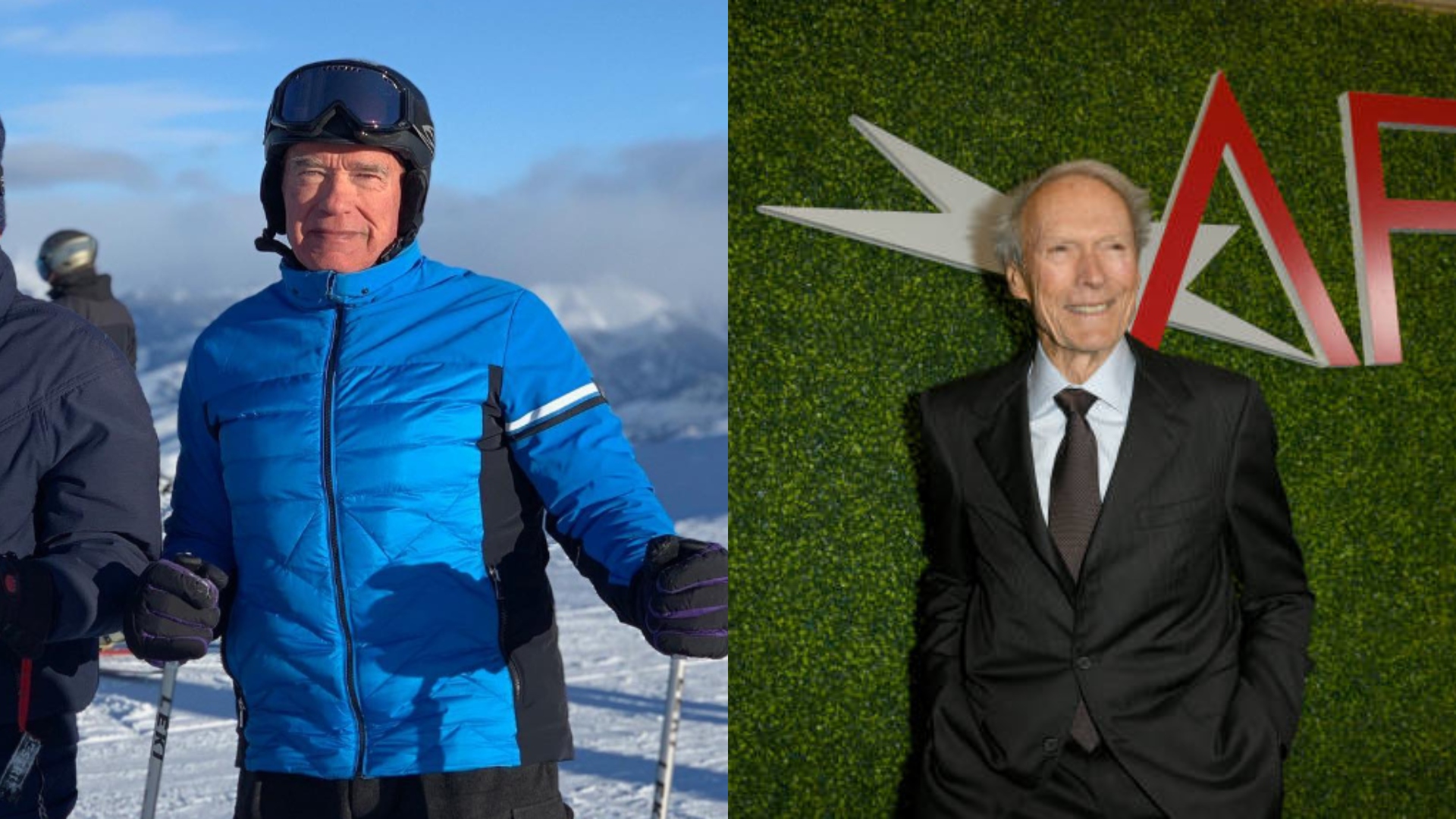 Arnold Schwarzenegger parabeniza Clint Eastwood pela chegada dos 93 anos