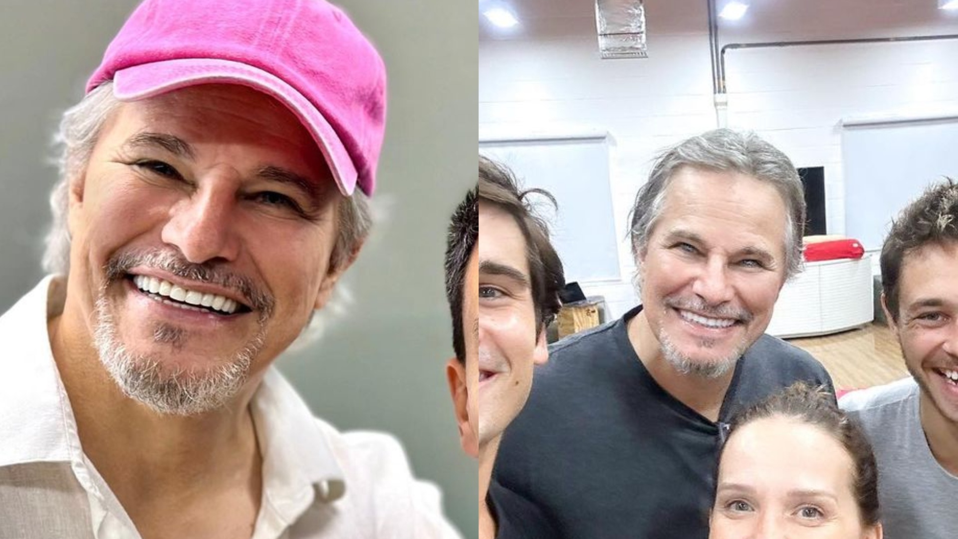 Edson Celulari posta fotos com elenco de nova novela da Globo: ”Tá chegando”