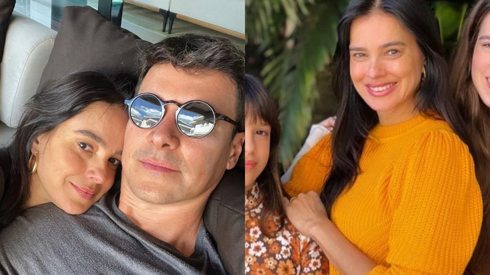 Esposa de Rodrigo Faro posa com as filhas e semelhança impressiona: “Parecem irmãs”