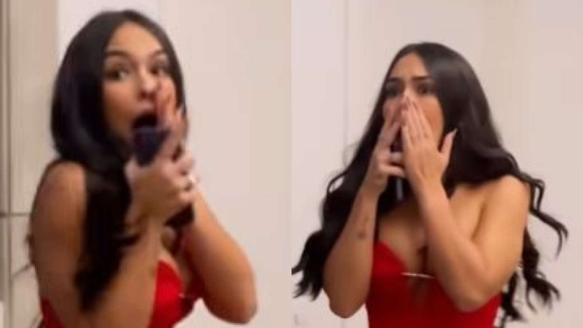 Ex-BBB Larissa recebe festa surpresa, mas apenas dois participantes do BBB 23 comparecem
