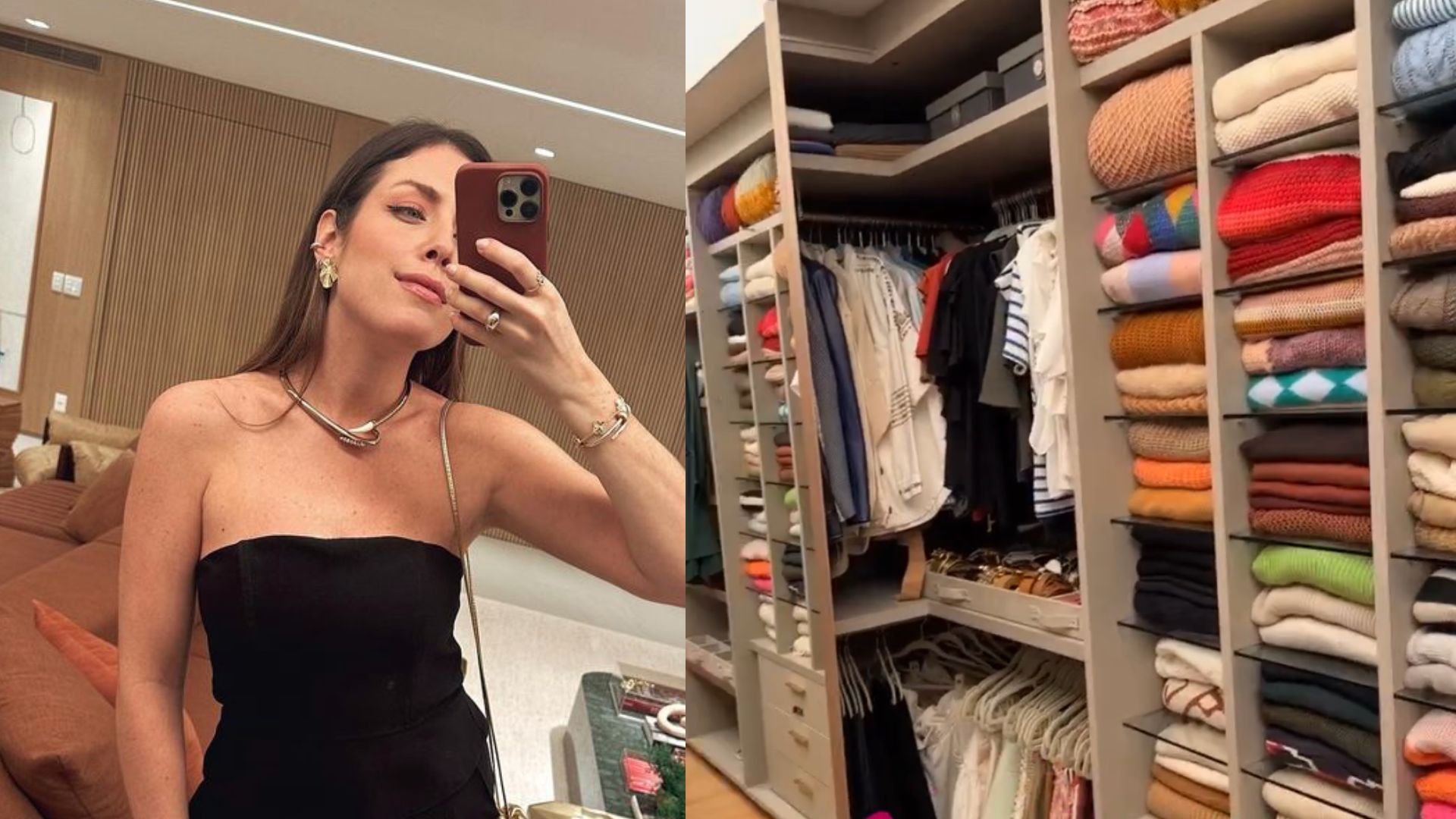 Fabiana Justus mostra closet completamente grifado e choca: “Não cabe mais nada”