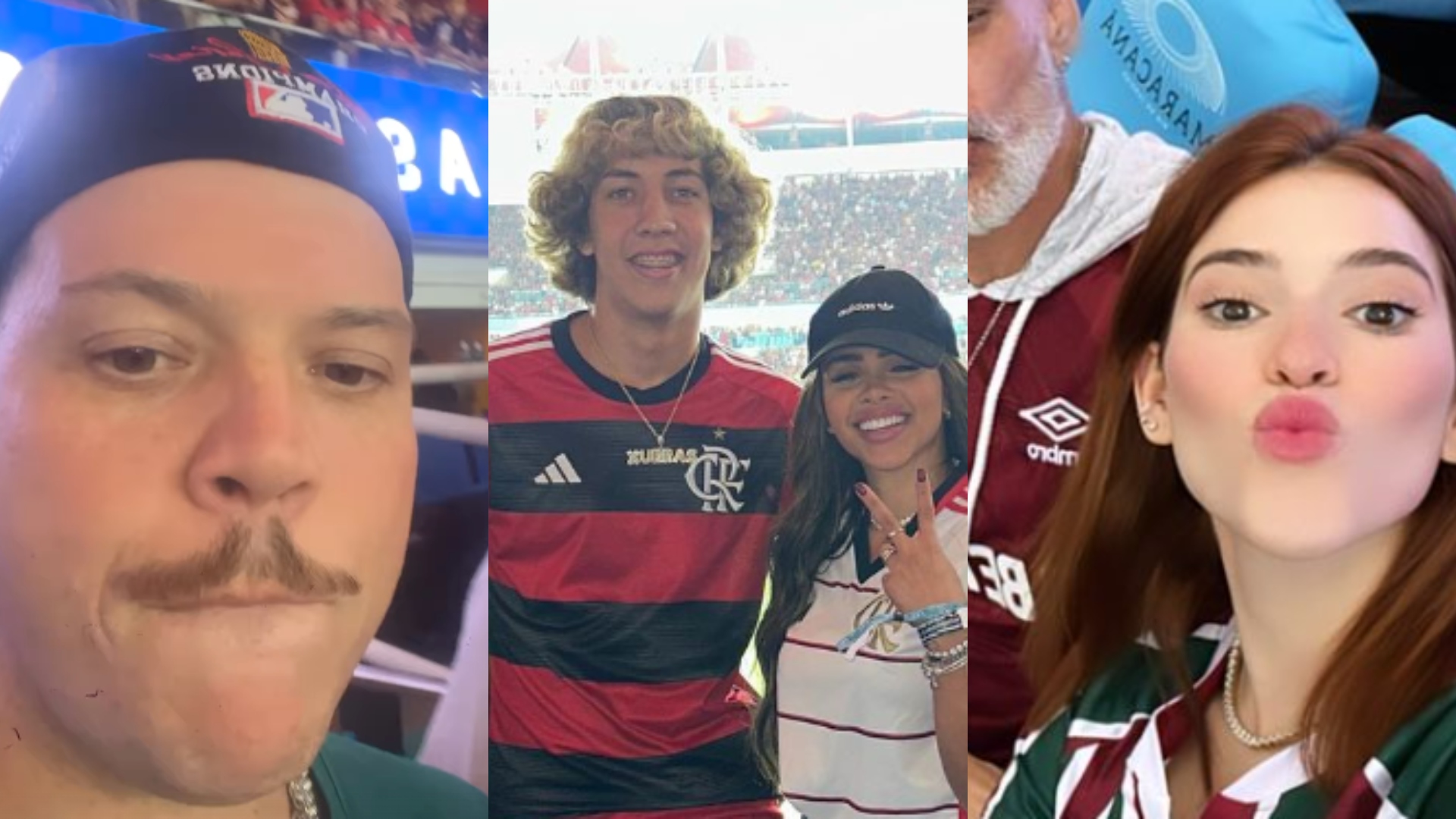 Famosos comparecem a jogo decisivo entre Flamengo e Fluminense no Maracanã