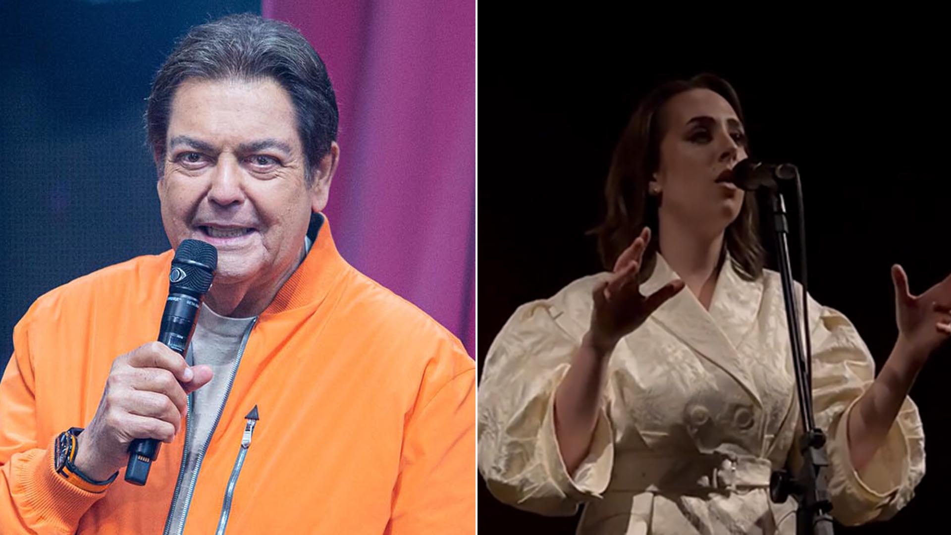 Que talento! Filha de Faustão, Lara Colares Silva canta em show
