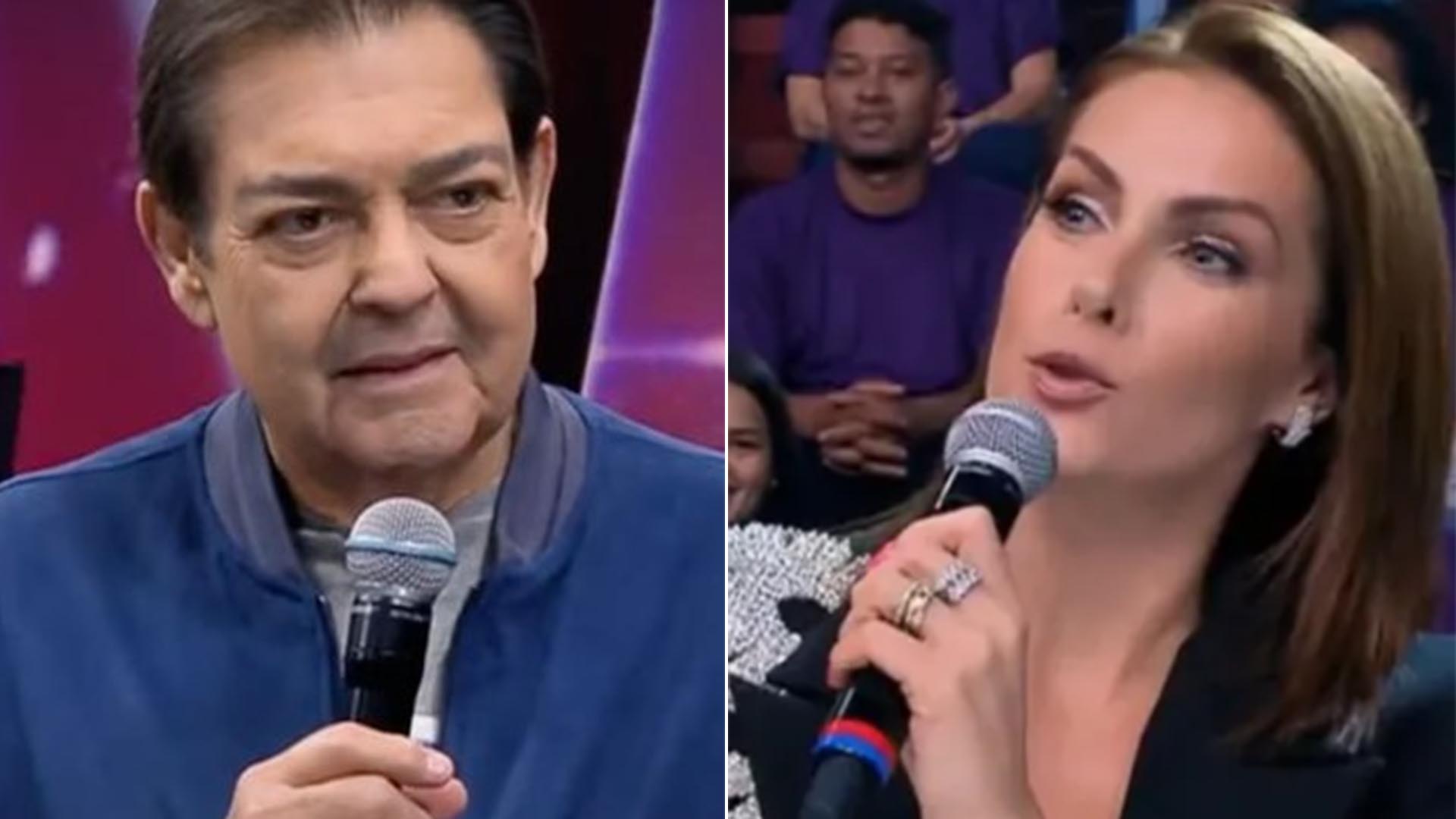 Ana Hickmann pega Faustão de surpresa ao relembrar história do passado deles