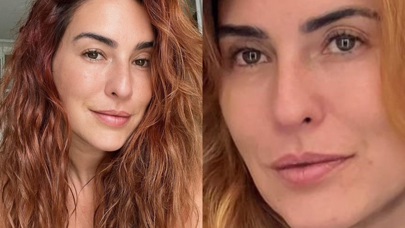 Fernanda Paes Leme impressiona ao renovar visual: “Meu laranjinha”