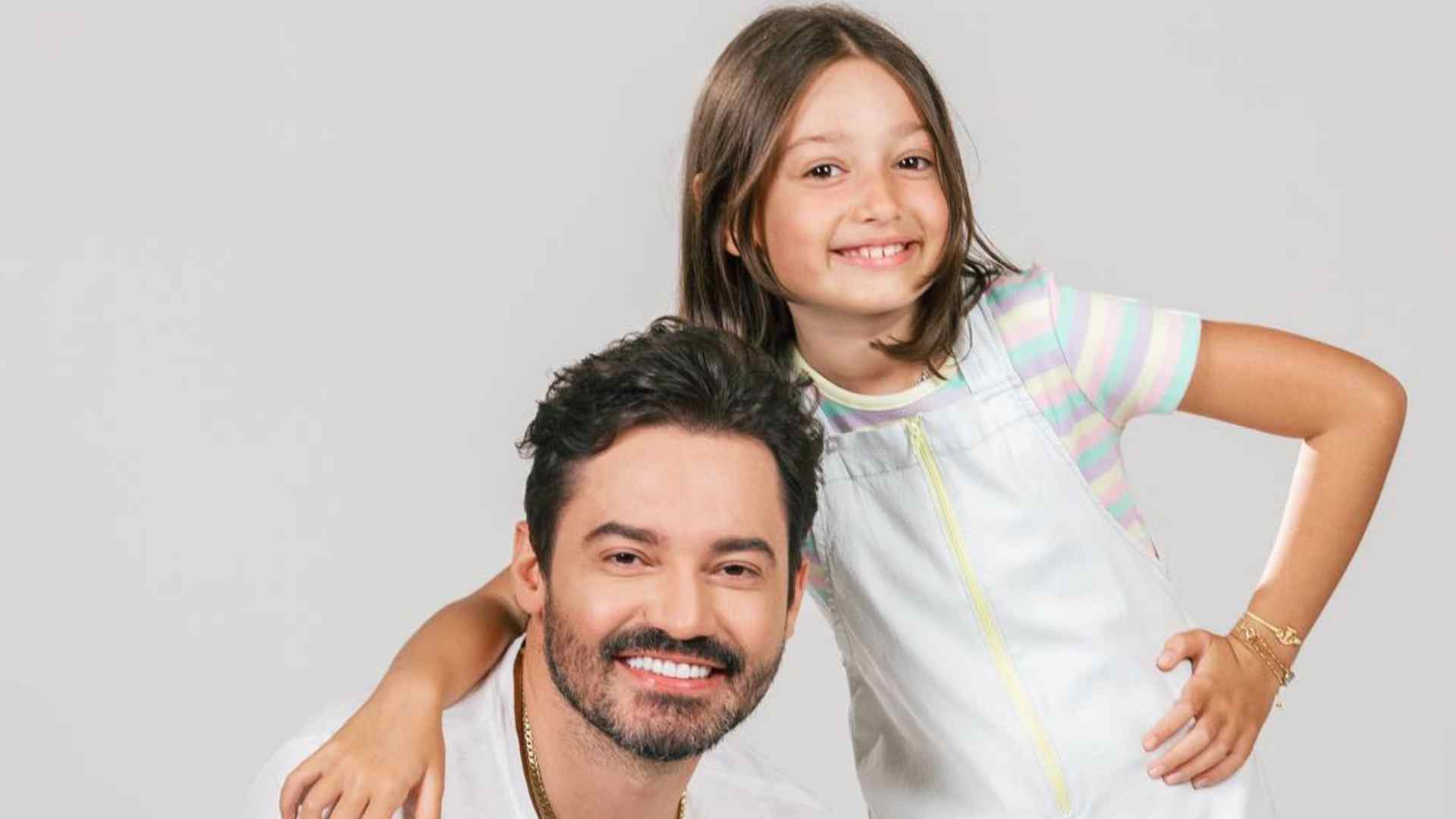 Com declaração comovente, Fernando Zor comemora aniversário da filha caçula: “Minha pequena”