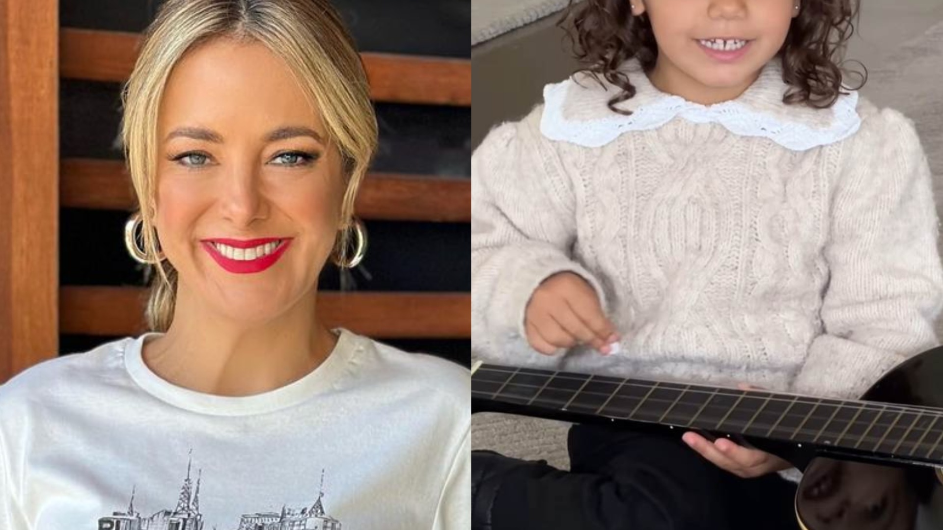 Filha caçula de Ticiane Pinheiro surpreende ao cantar para a apresentadora: ”Não aguento”