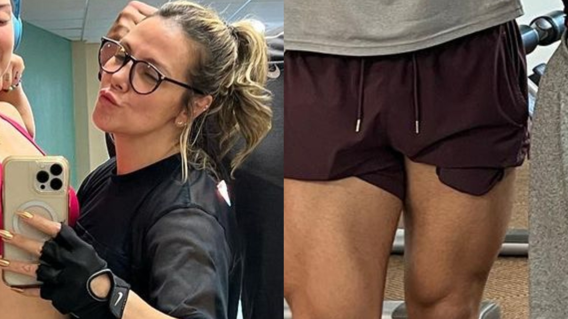 Carla Perez surge com a família na academia e filho musculoso rouba a cena: ”Forte”