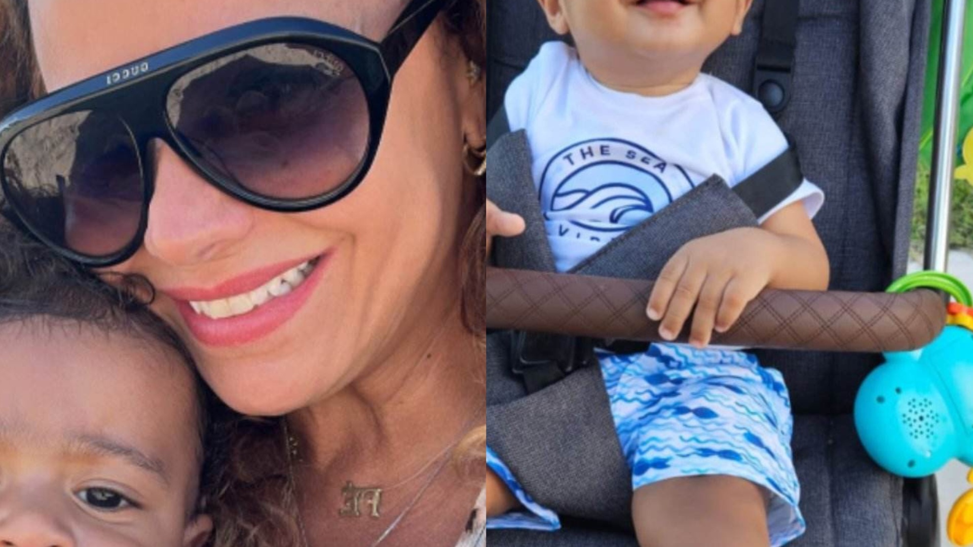 Ele cresceu! Filho de Viviane Araújo surge gigante em viagem: ‘Anjinho’
