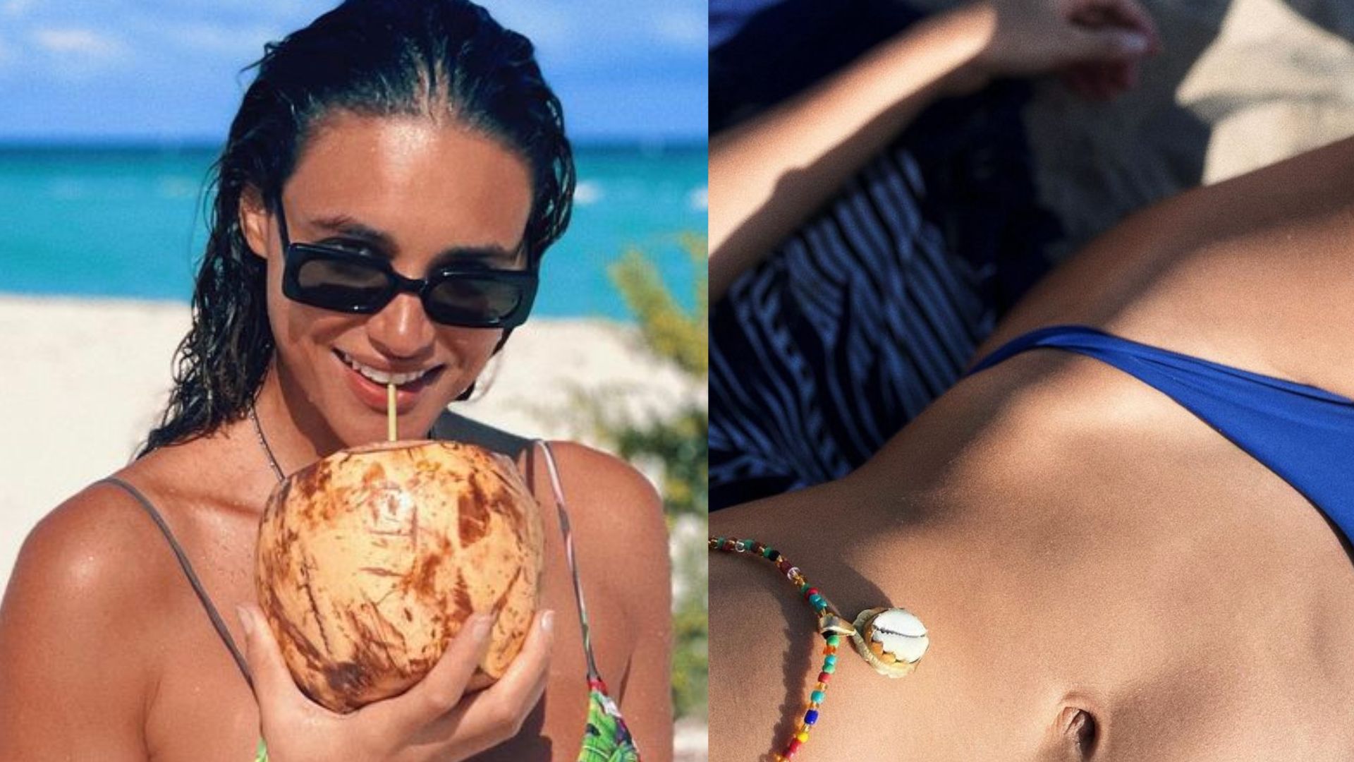 ESPETÁCULO! Débora Nascimento destaca curvas esculpidas em fio-dental