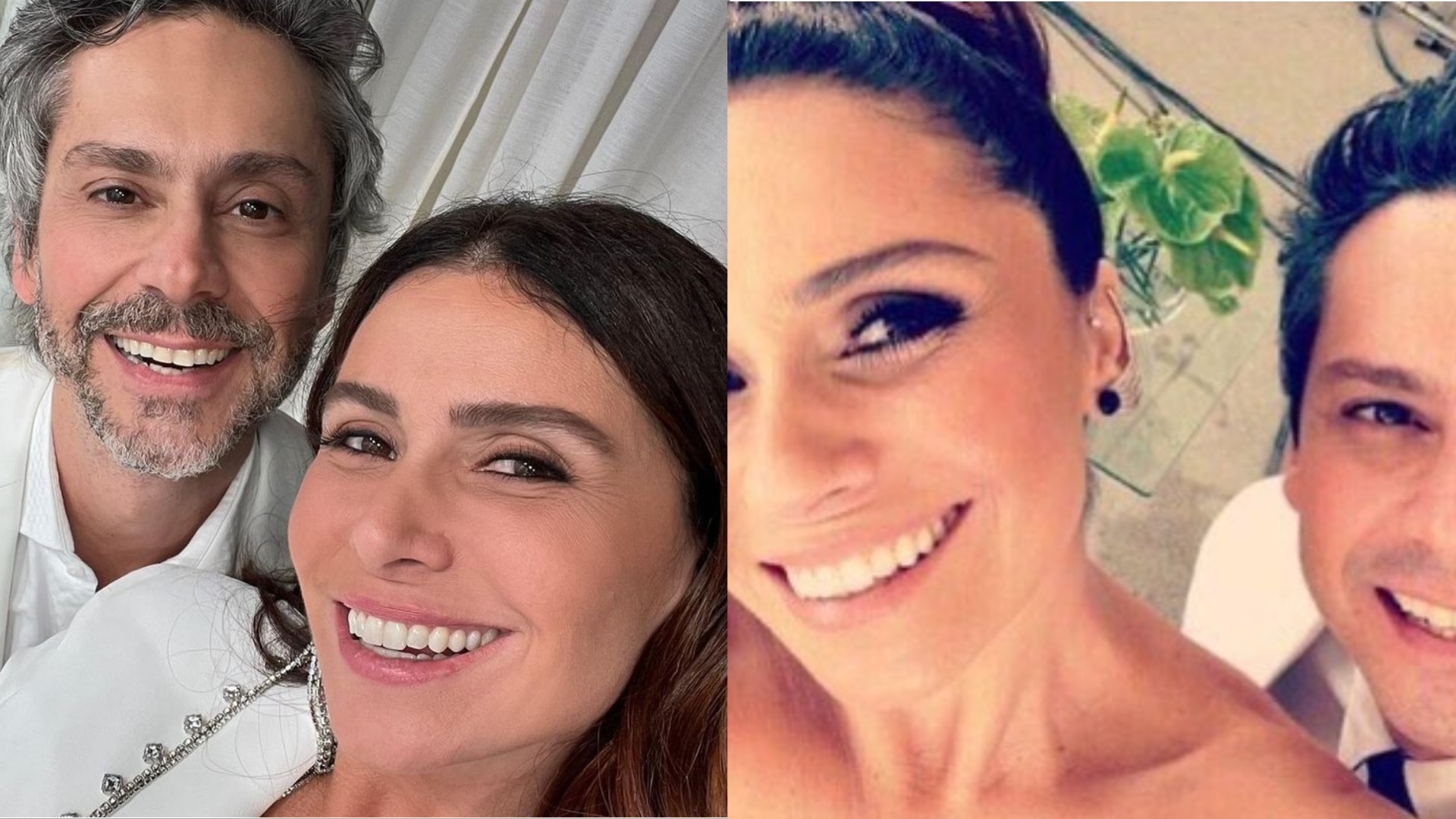 Giovanna Antonelli mostra antes e depois de sua personagem com Alexandre Nero: ’10 anos’