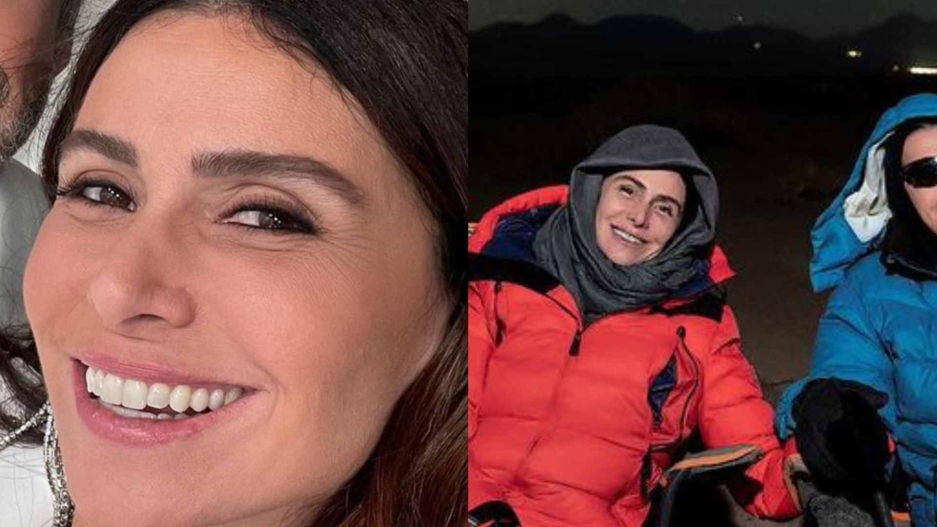 Com o filho, Giovanna Antonelli curte noite no deserto e choca com paisagem: ‘Meu deus’