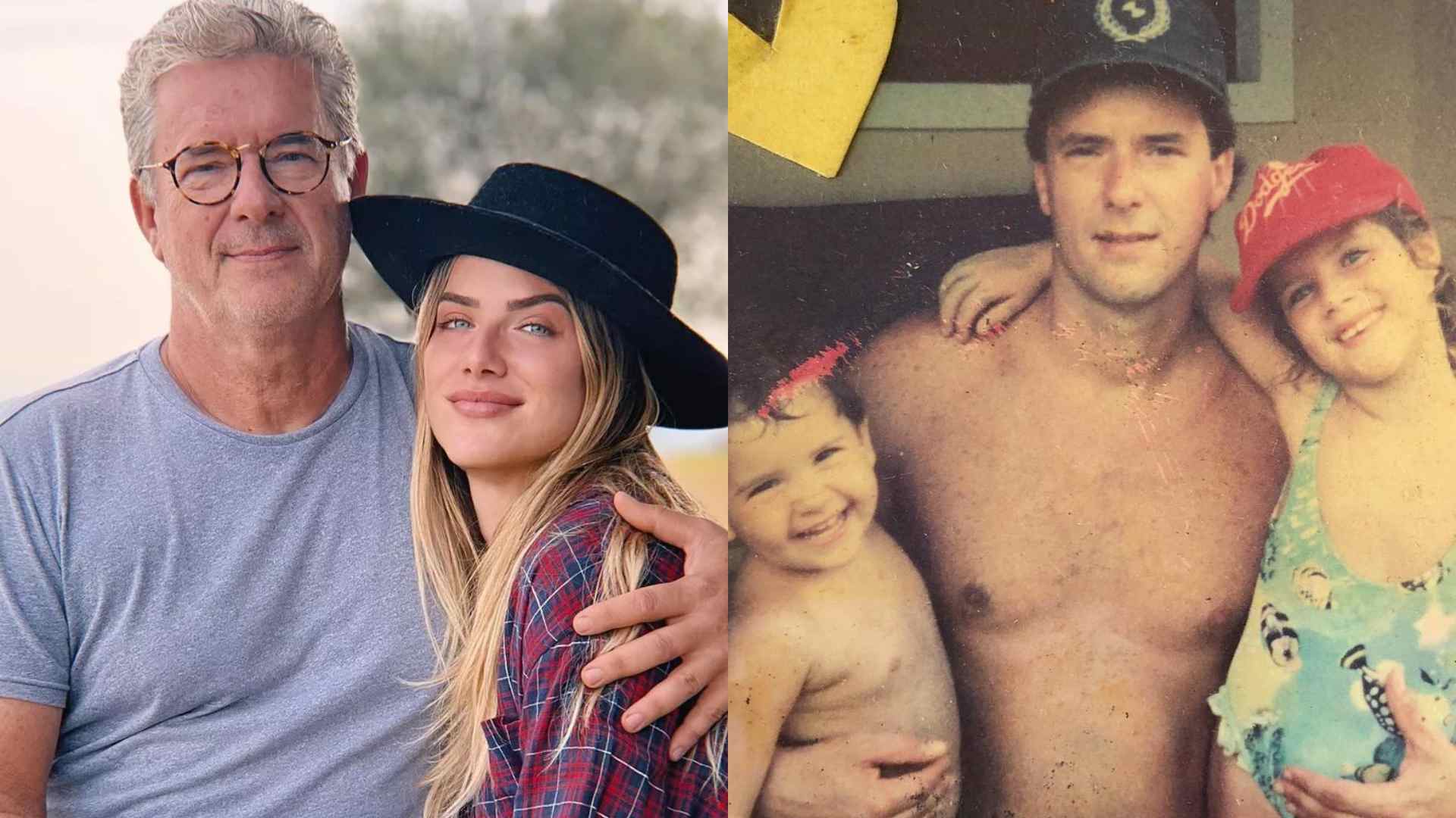 Com cliques antigos, Giovanna Ewbank comemora aniversário do pai: “O melhor”