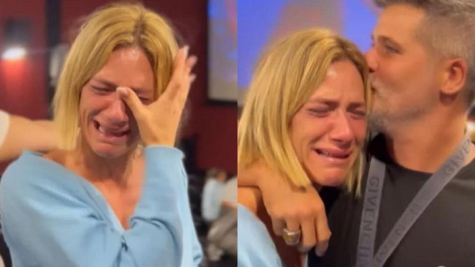 Giovanna Ewbank fica aos prantos e é flagrada pelo marido, Bruno Gagliasso