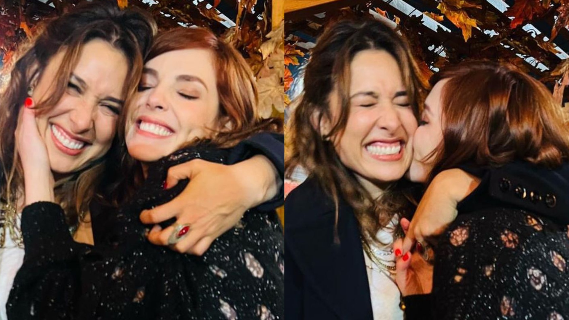 Separadas dos pais de seus filhos, Giselle Itié posa com Titi Müller: ”Vibra junto”