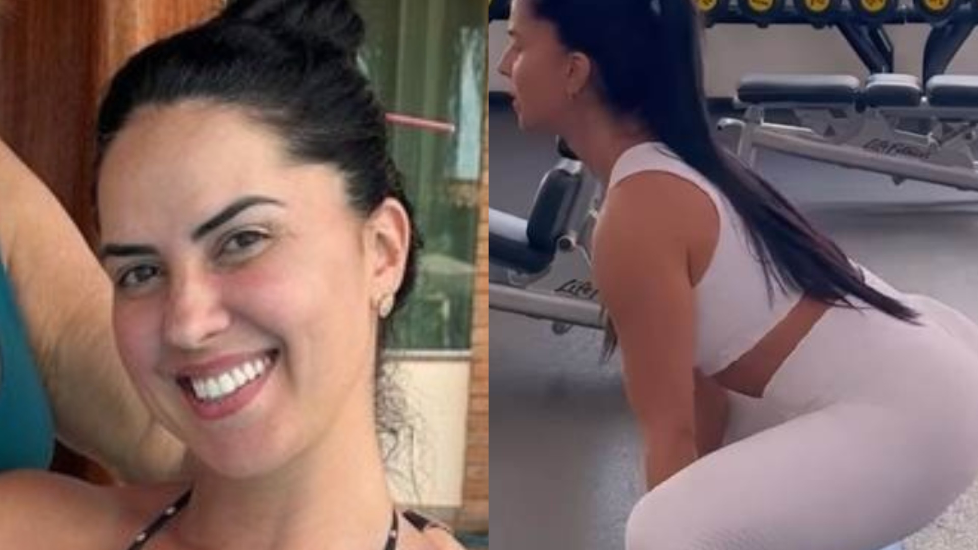 De look branco, Graciele Lacerda rouba a cena na academia: ”Só pra quem pode”