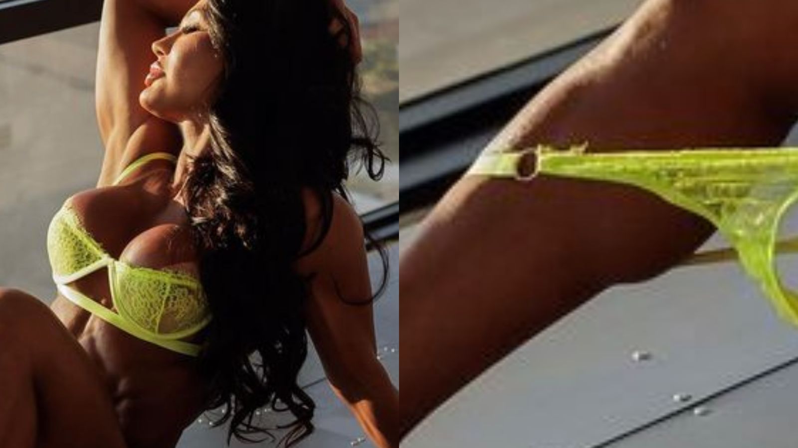 Gracyanne Barbosa abaixa a calcinha até o limite e deixa tudo à mostra em ensaio sensual