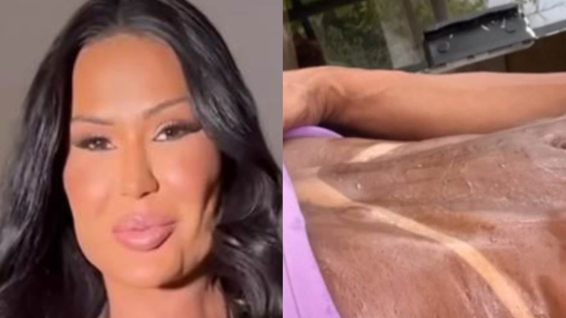 Ousada, Gracyanne Barbosa abaixa a calça demais e revela parte íntima