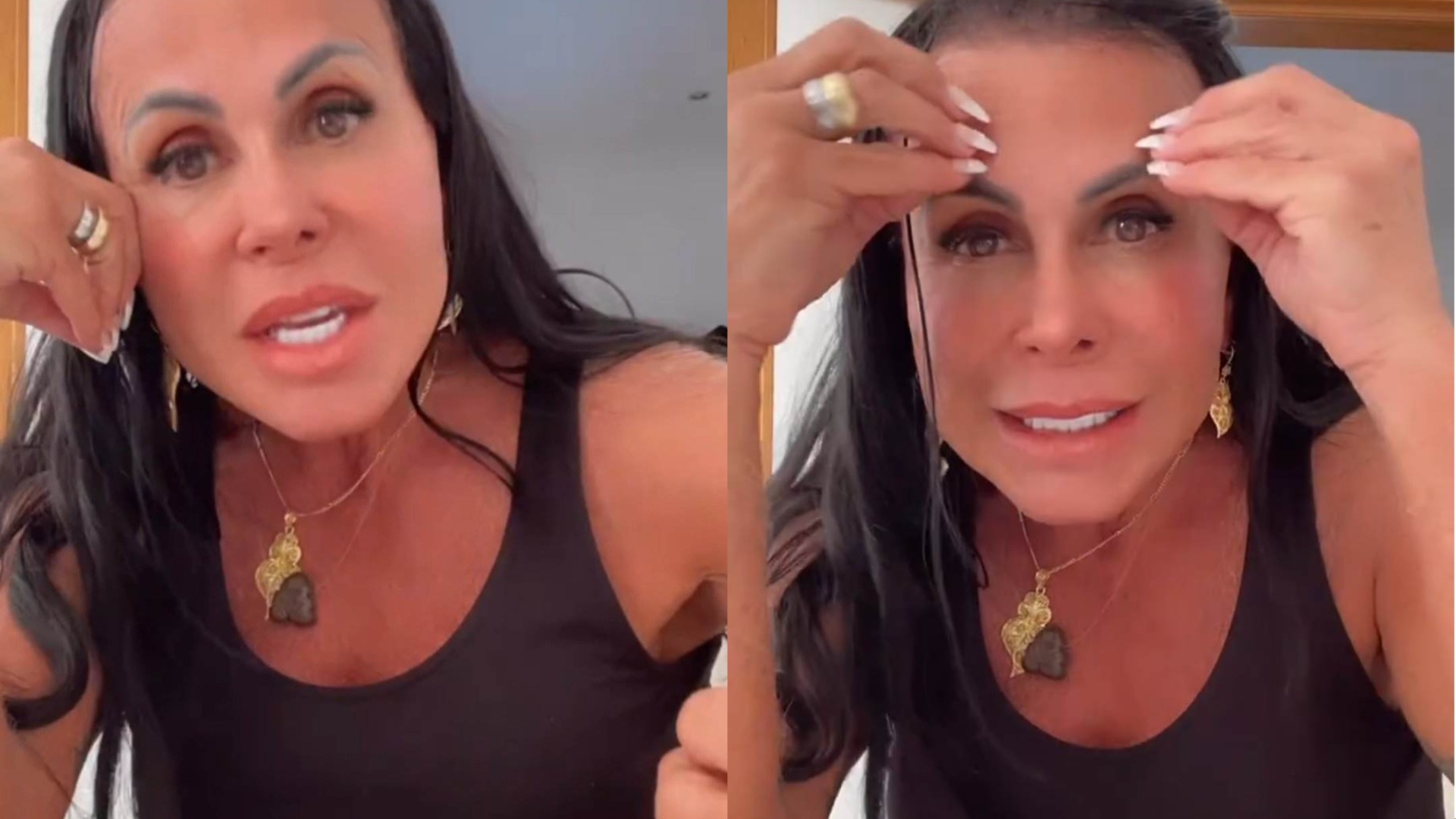 Gretchen se revolta ao ver sua imagem usada por hater: ”Vai ter que pagar em euro”