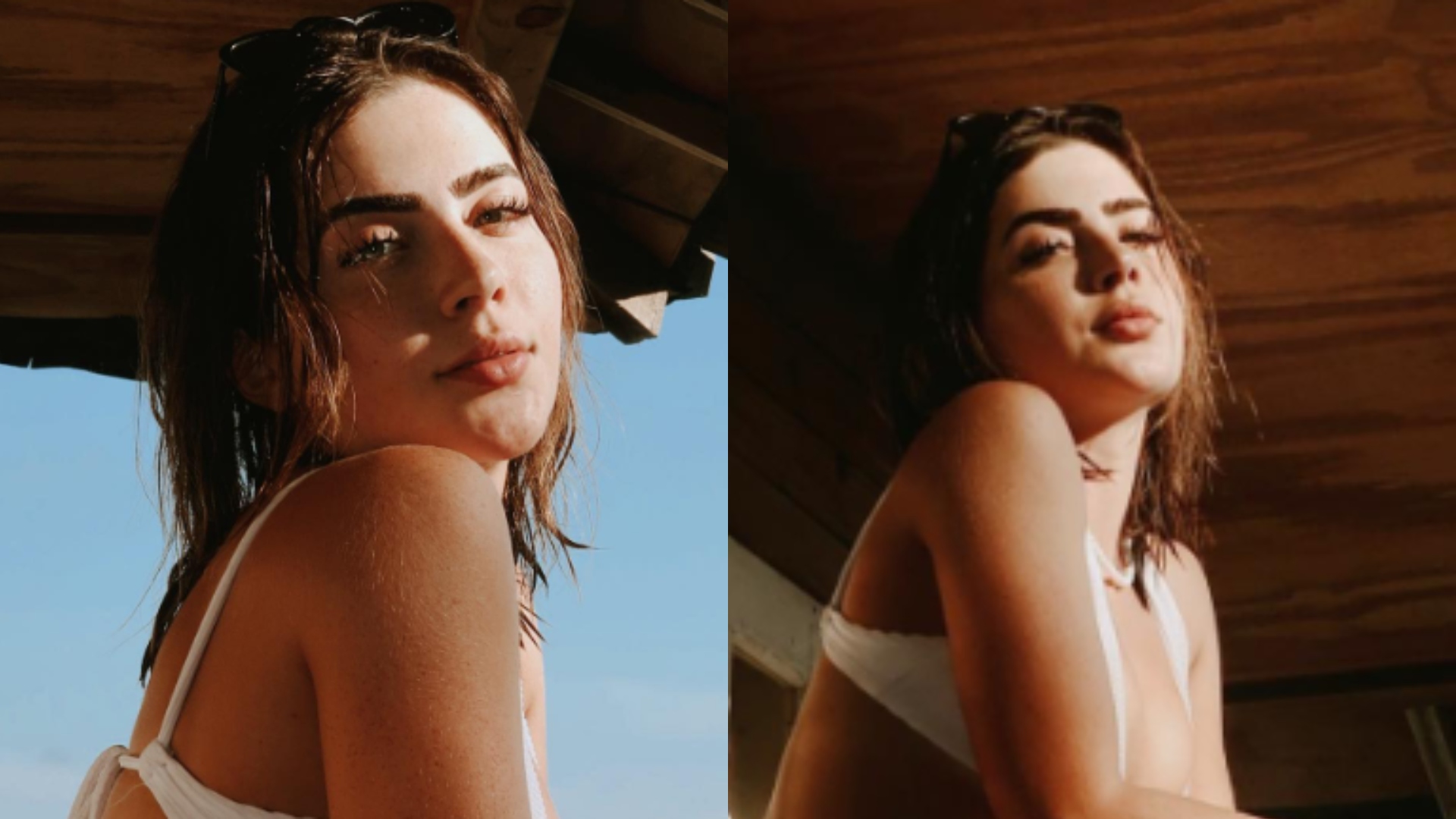 De biquíni, Jade Picon curte primeiro dia sem gravação e vai à praia