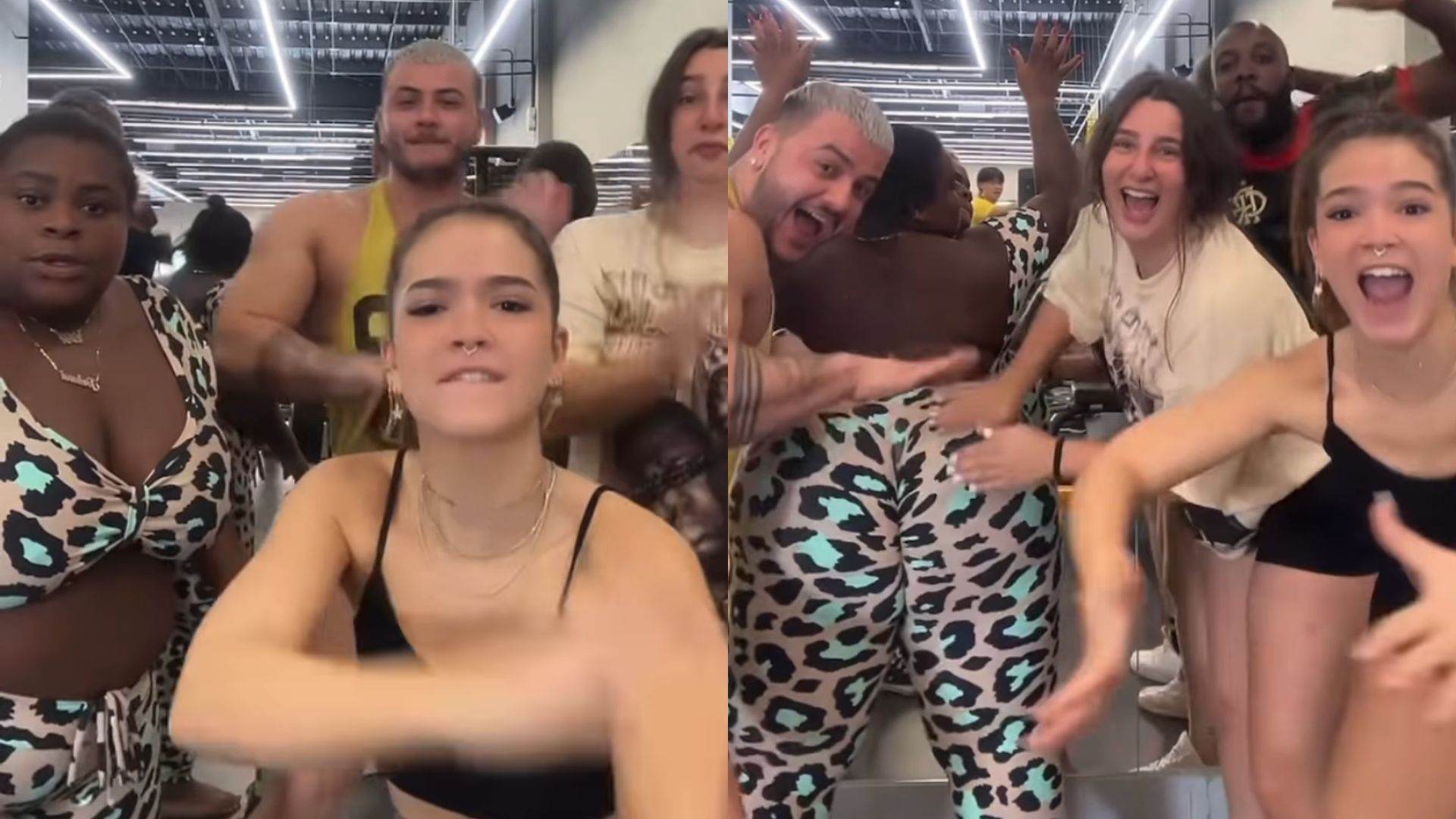 Jojo Todynho e Mel Maia causam alvoroço durante encontro na academia