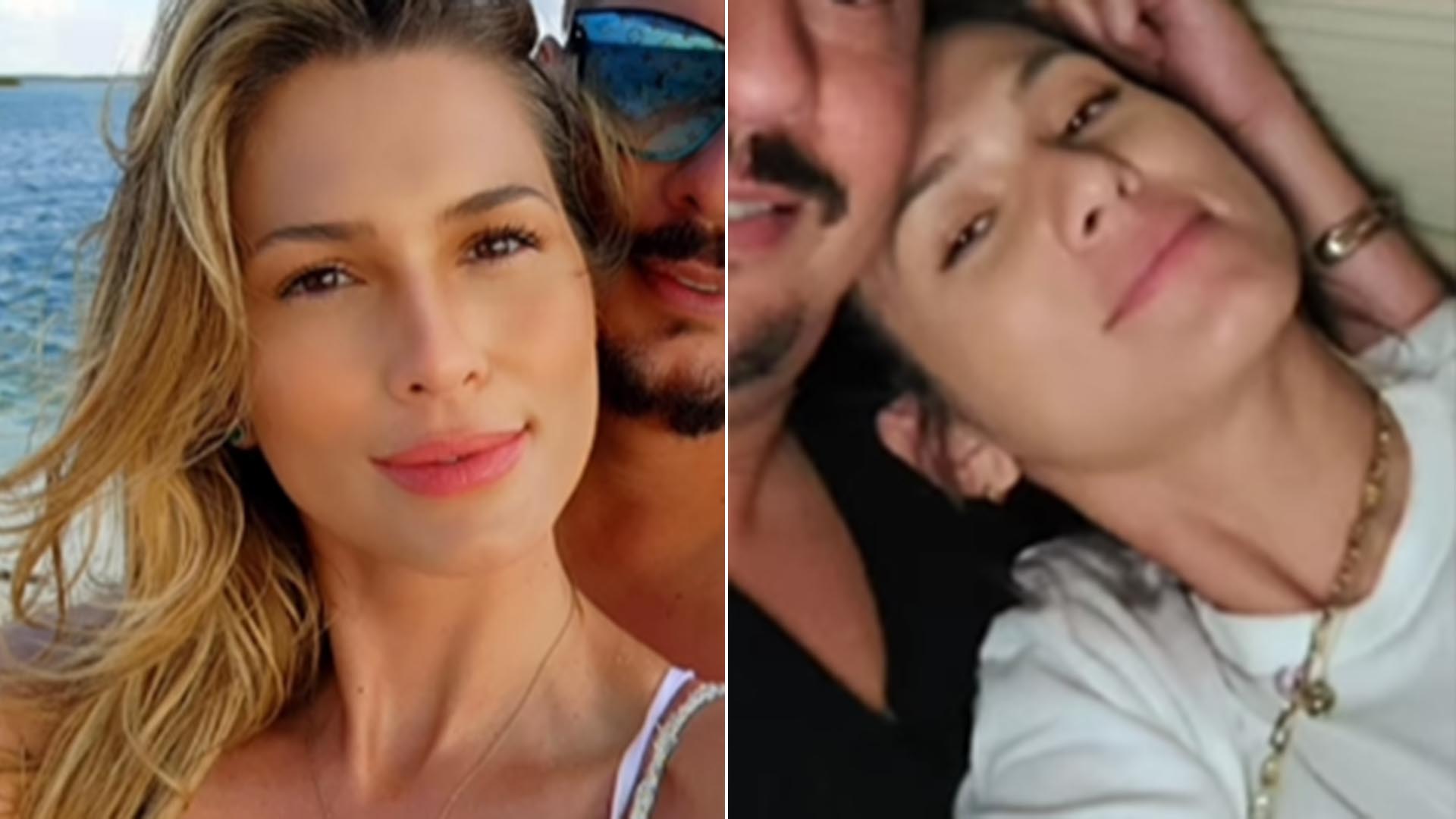 Lívia Andrade exibe fotos inéditas com o namorado, Marcos Araújo